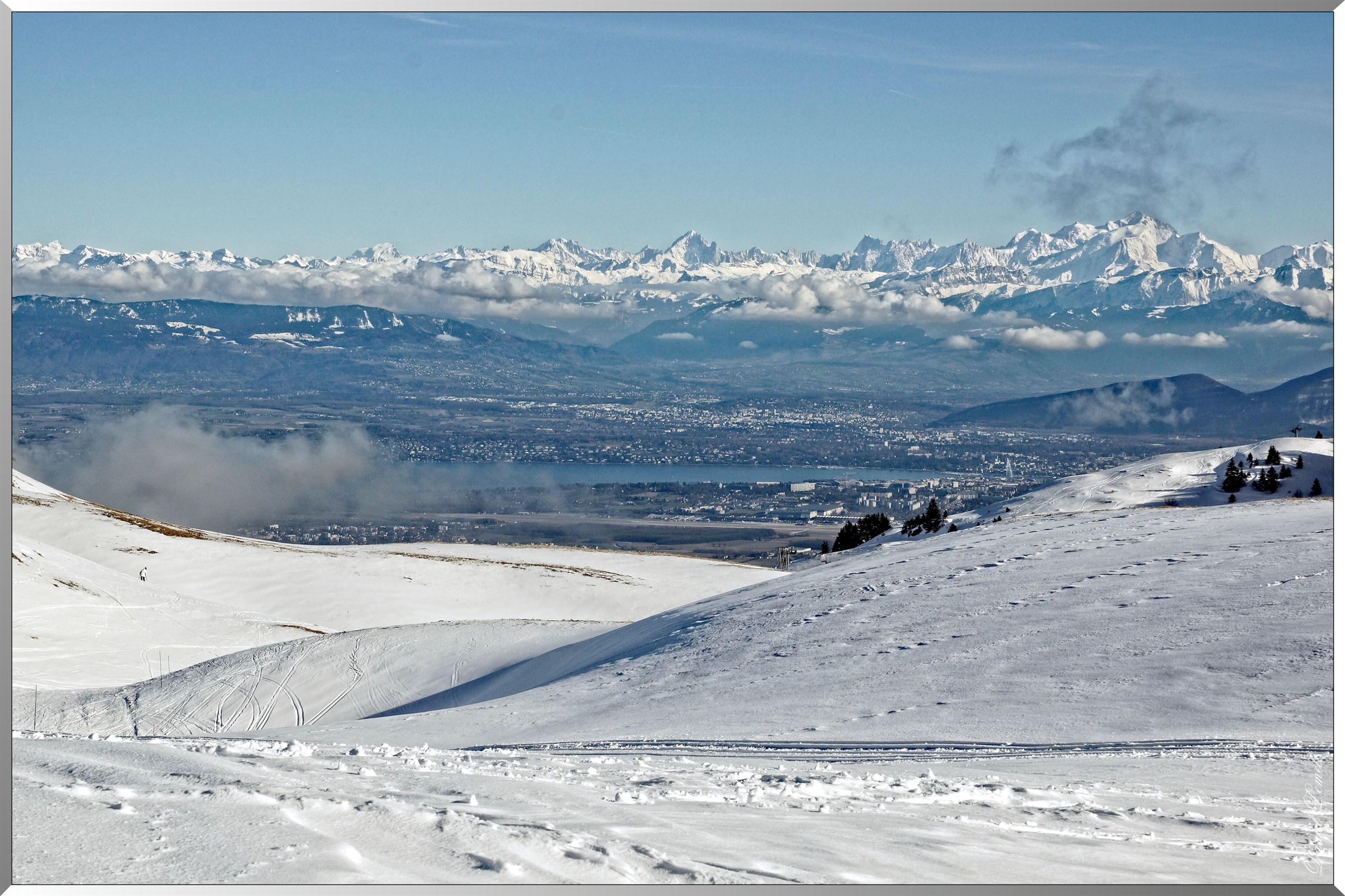 Lac Léman et son jet d'eau