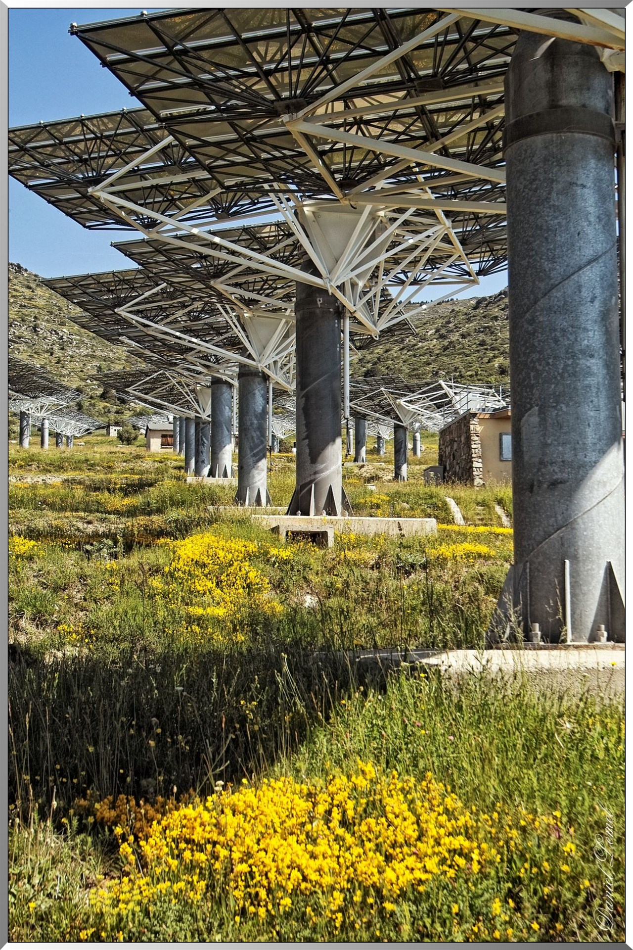 Miroirs de la Centrale Thémis de Targasonne