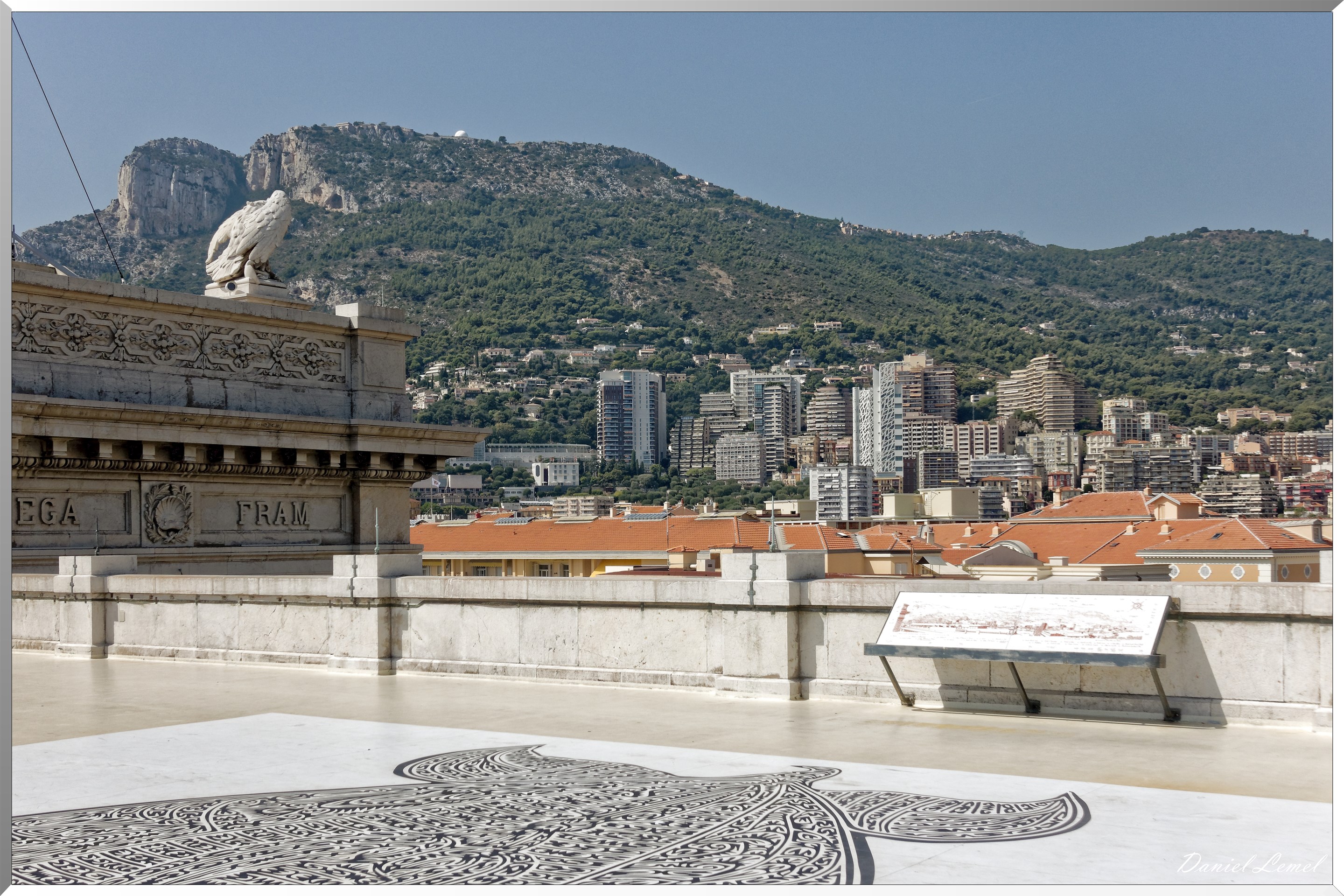 Vue de Monaco de la terrasse