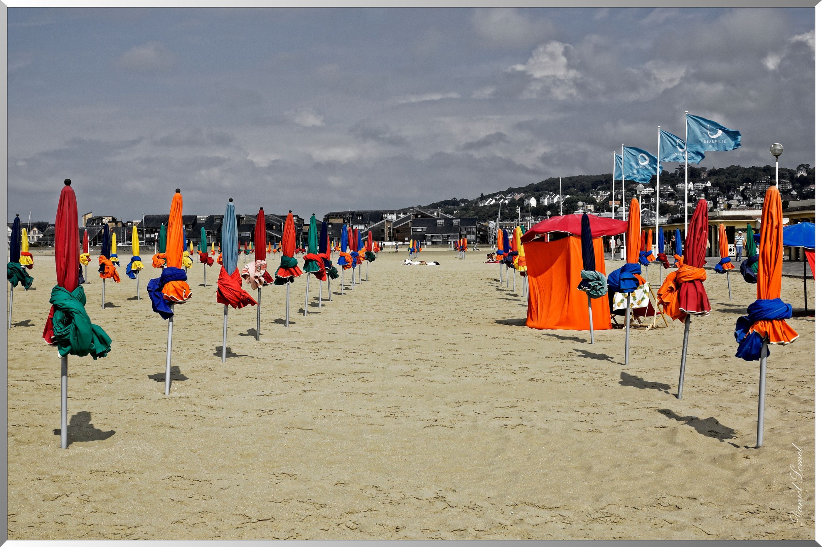 Parasols multicolores