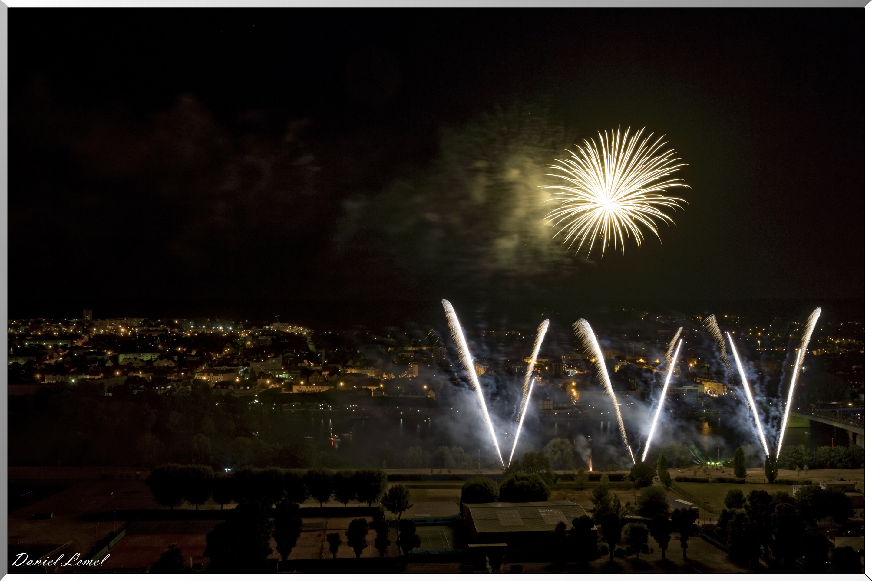 Feux d'artifices du 13 Juillet 2018 - Vernon