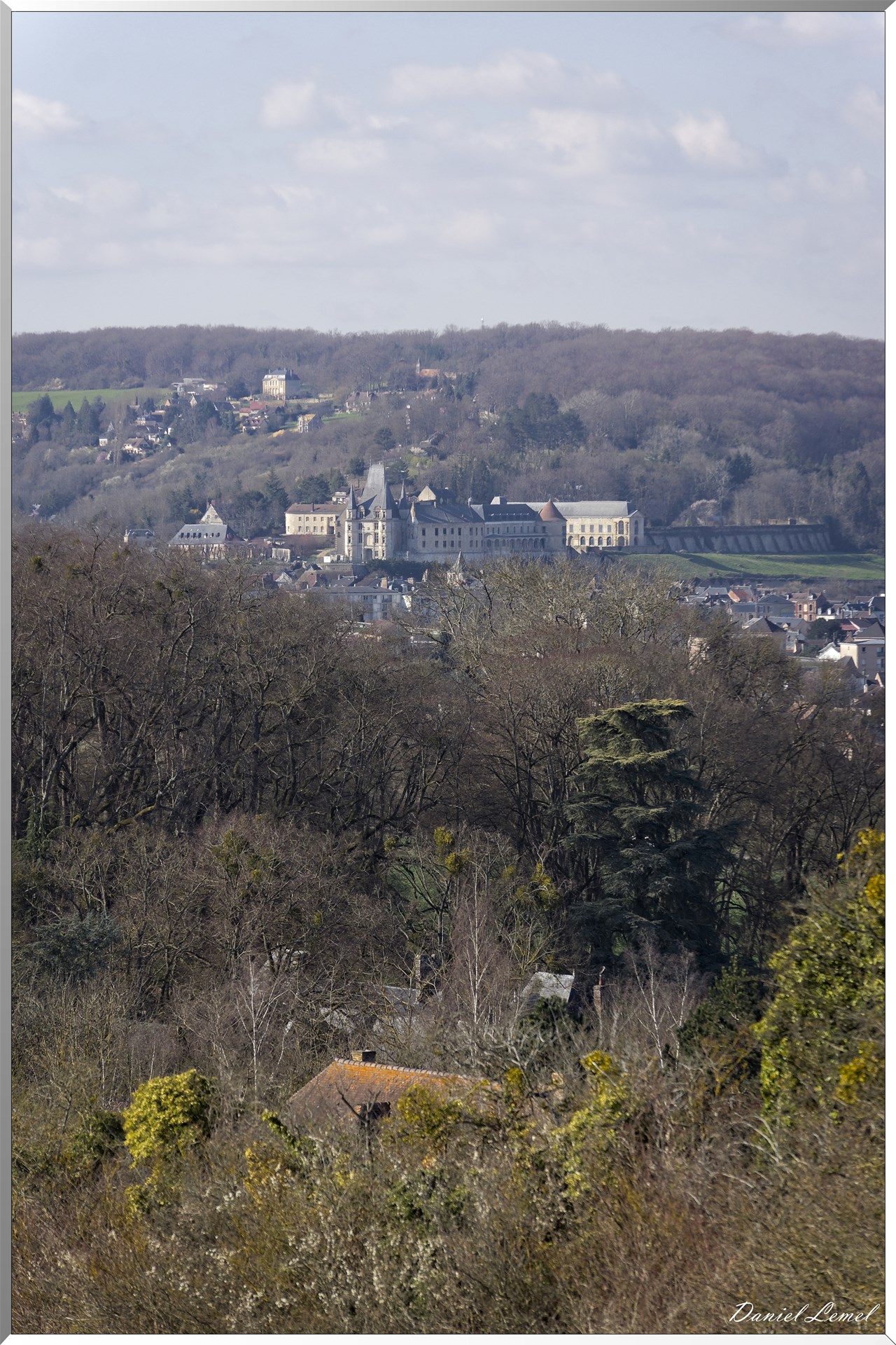 Château de Gaillon - Vue du bois de Brillehaut
