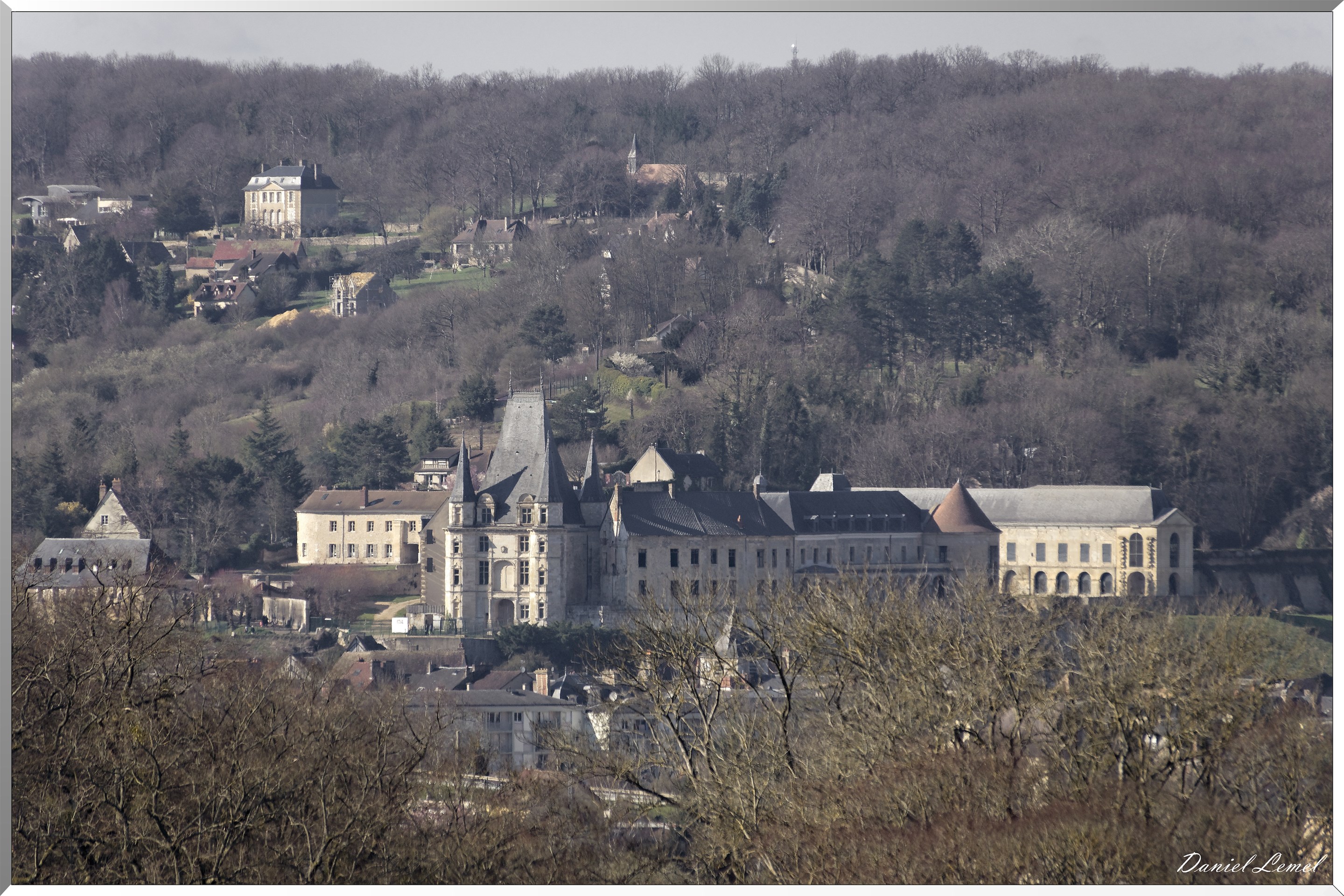 Château de Gaillon - Vue du bois de Brillehaut