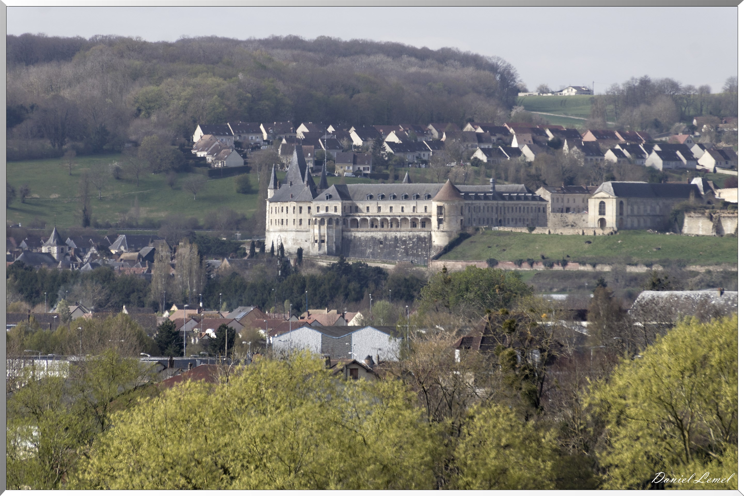 Château de Gaillon - Vue de Courselles-sur-Seine
