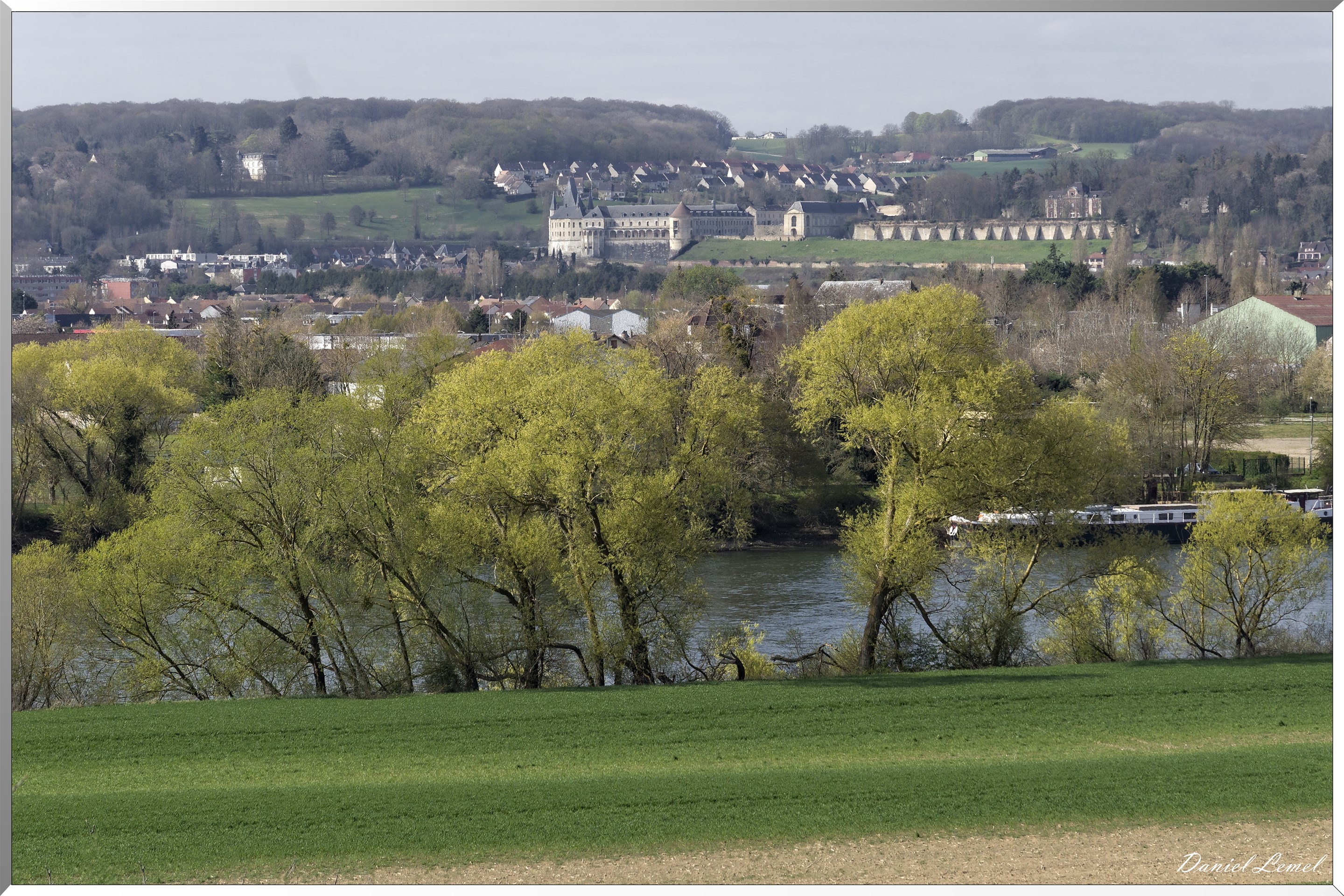 Château de Gaillon - Vue de Courselles-sur-Seine