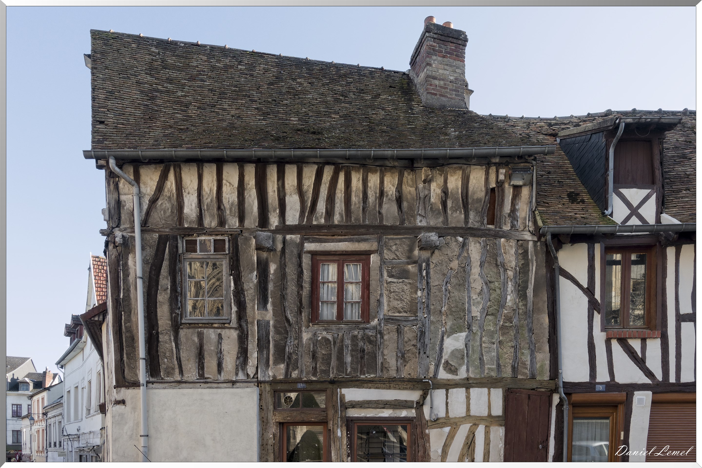 Façade de maison ancienne