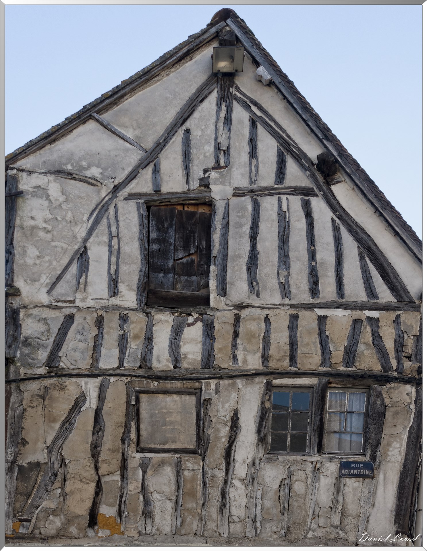 Façade de maison ancienne