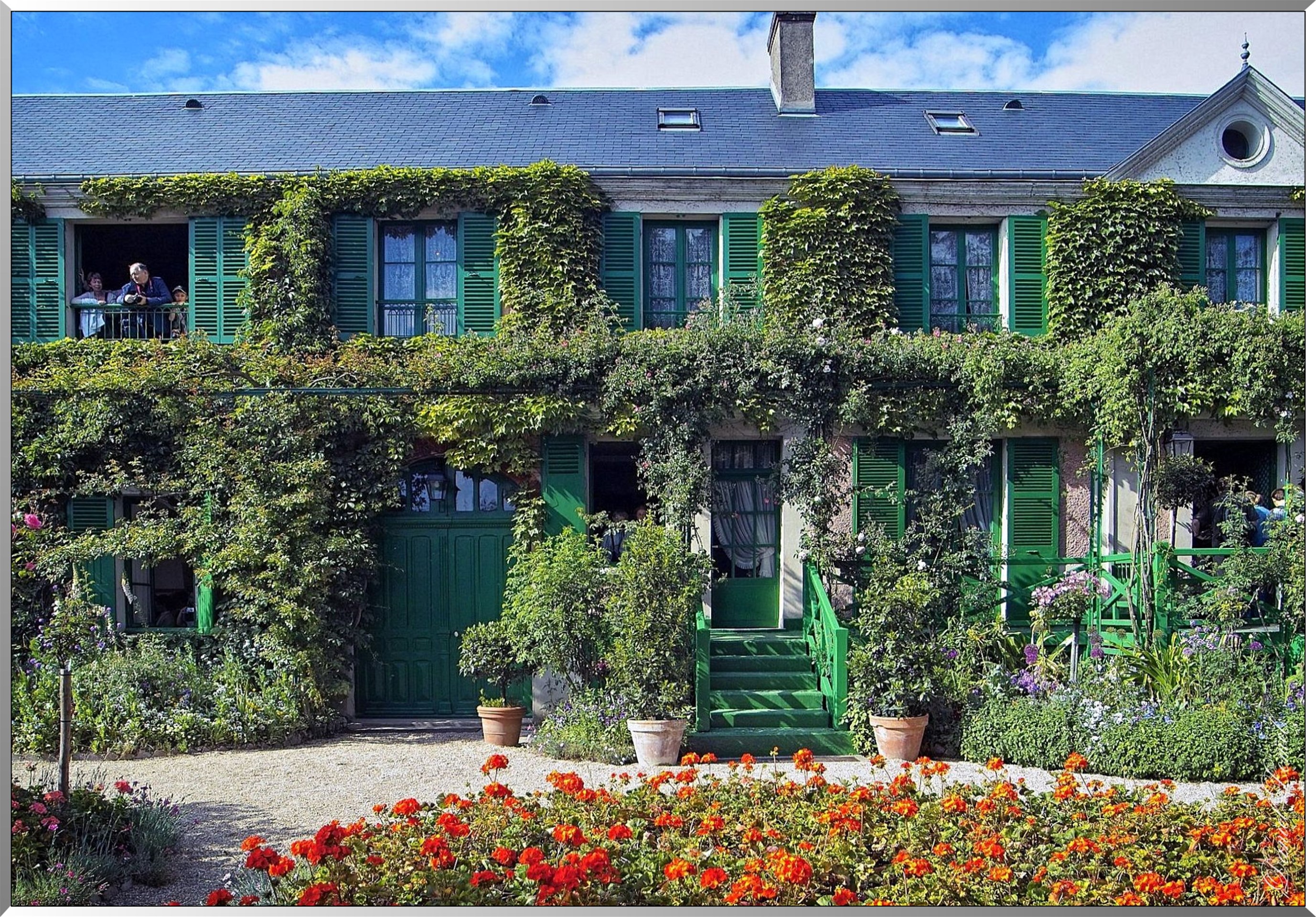 Giverny - la maison de Claude monet - 30 Mai 2004