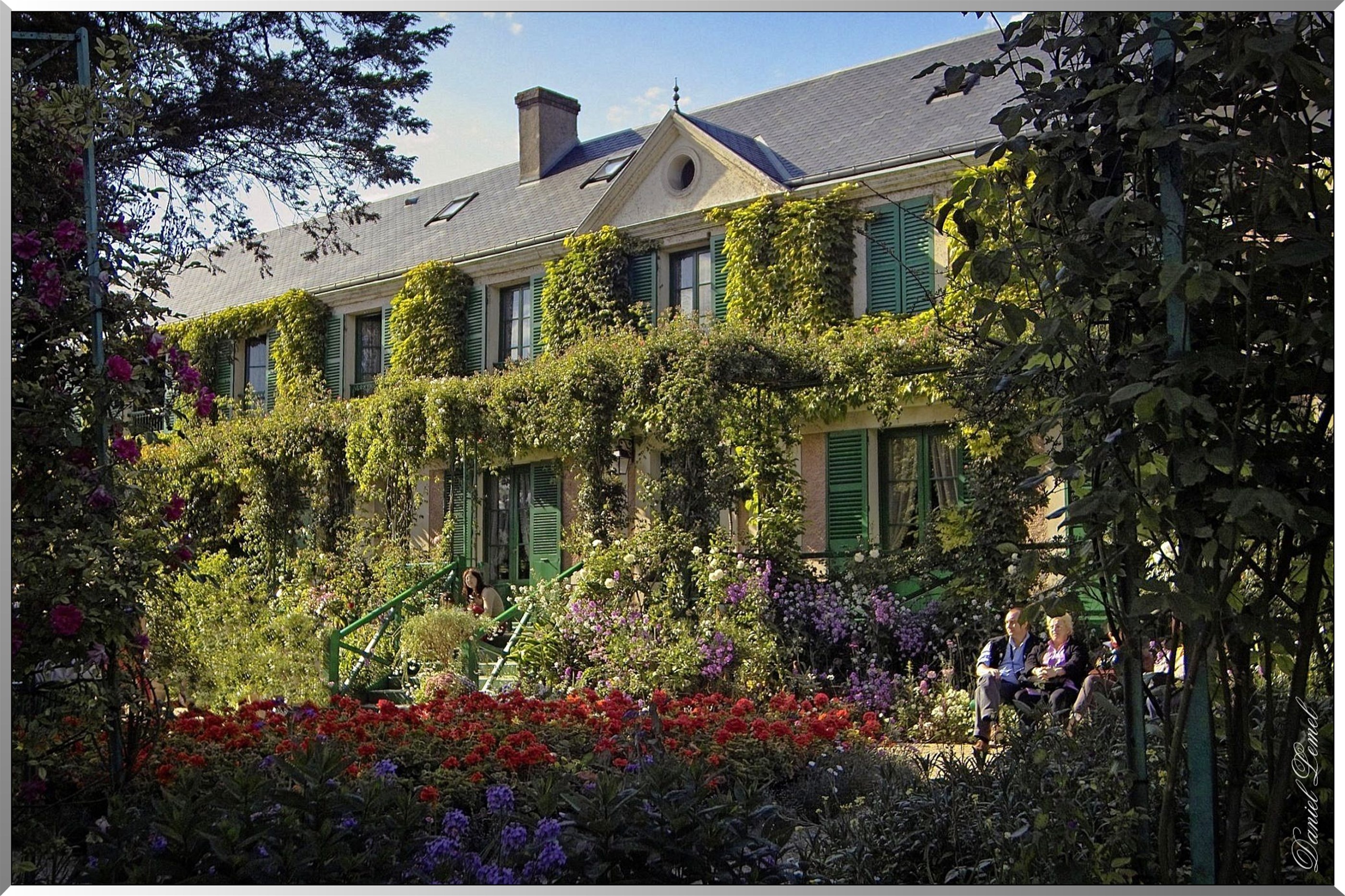 Giverny - la maison de Claude monet - 30 Mai 2004