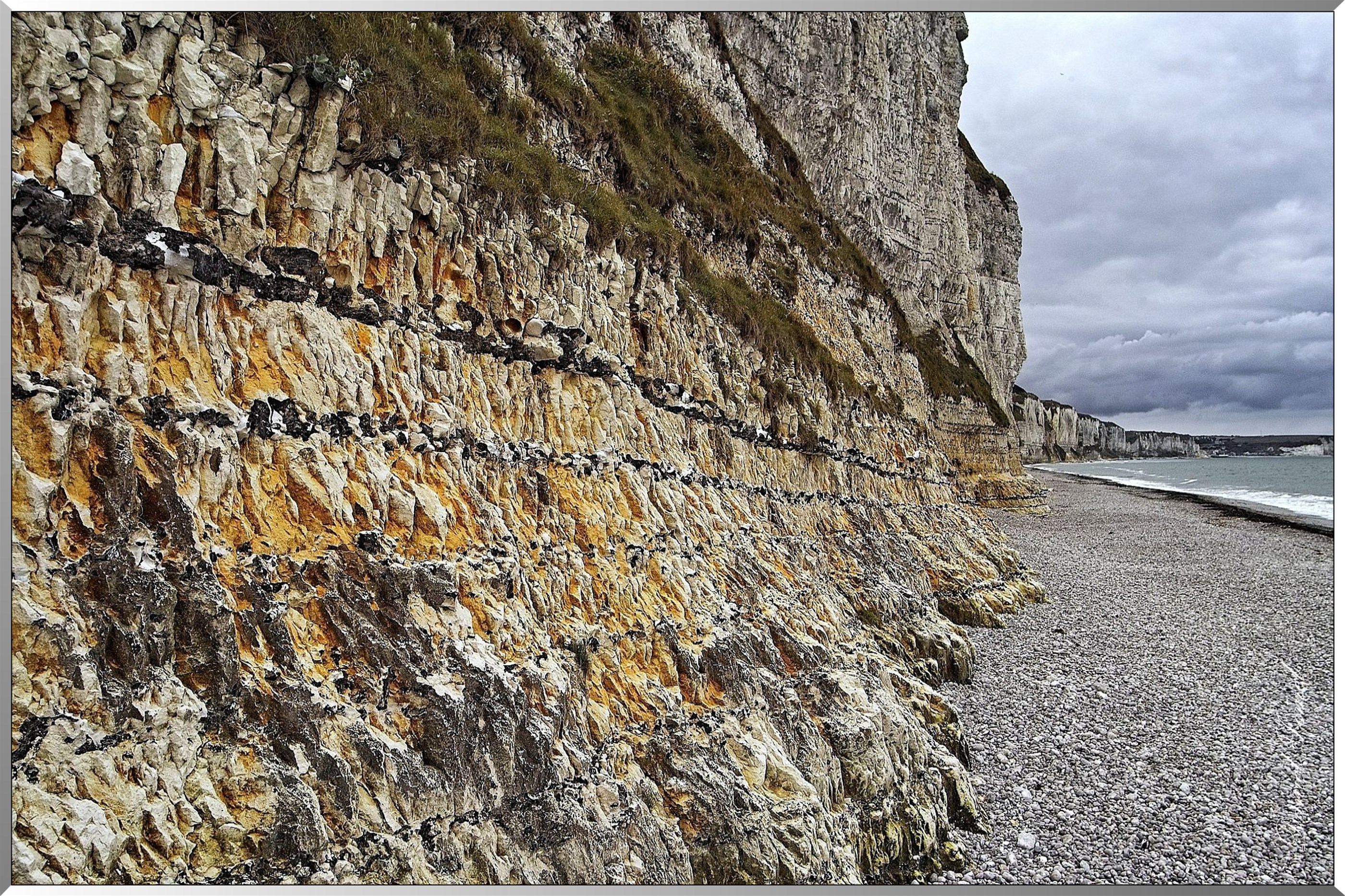 Falaises - Couches de craie