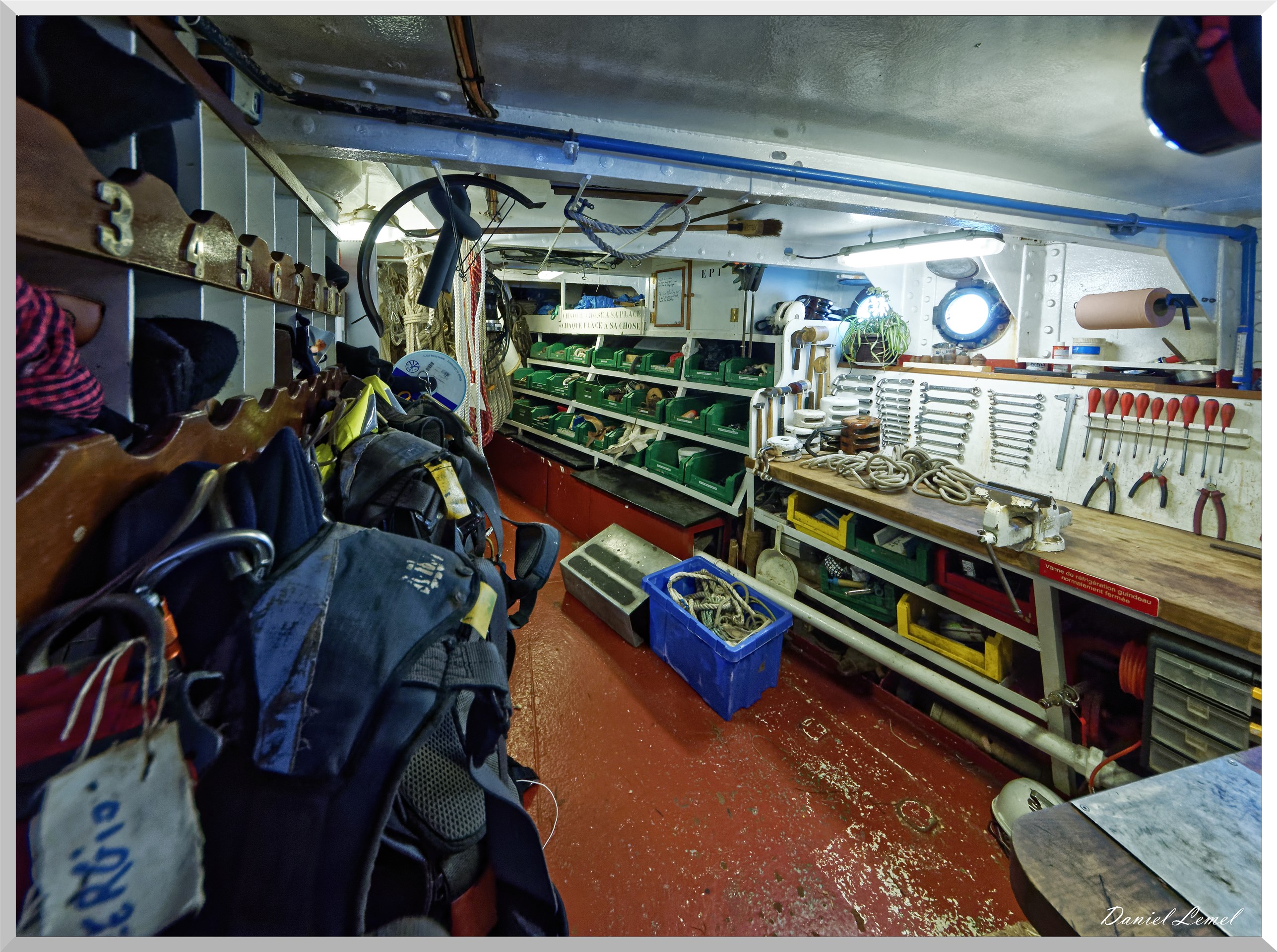 Le Belem - l'alelier du mécanicien