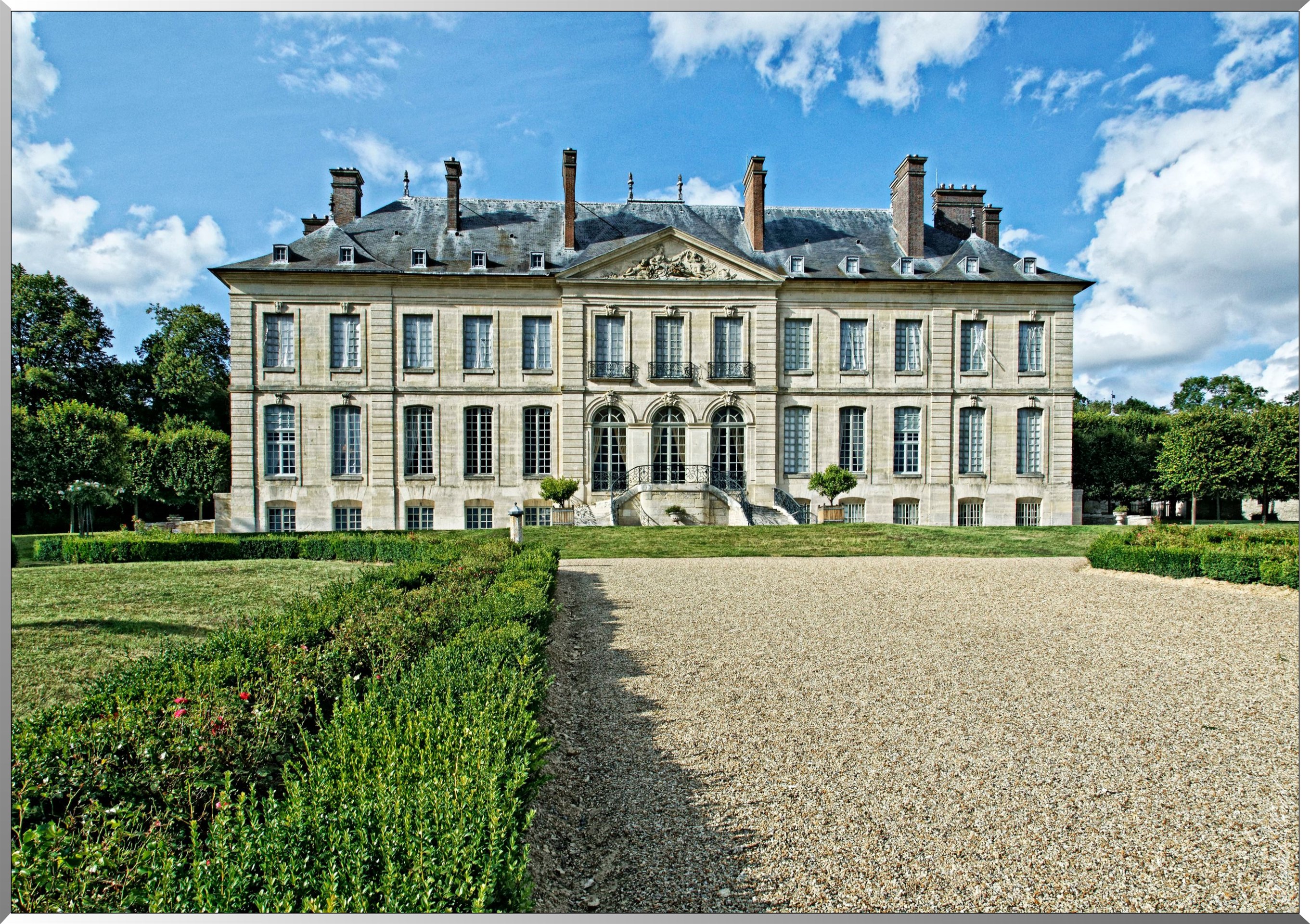 Le château dit du haut 18 ème - Facade