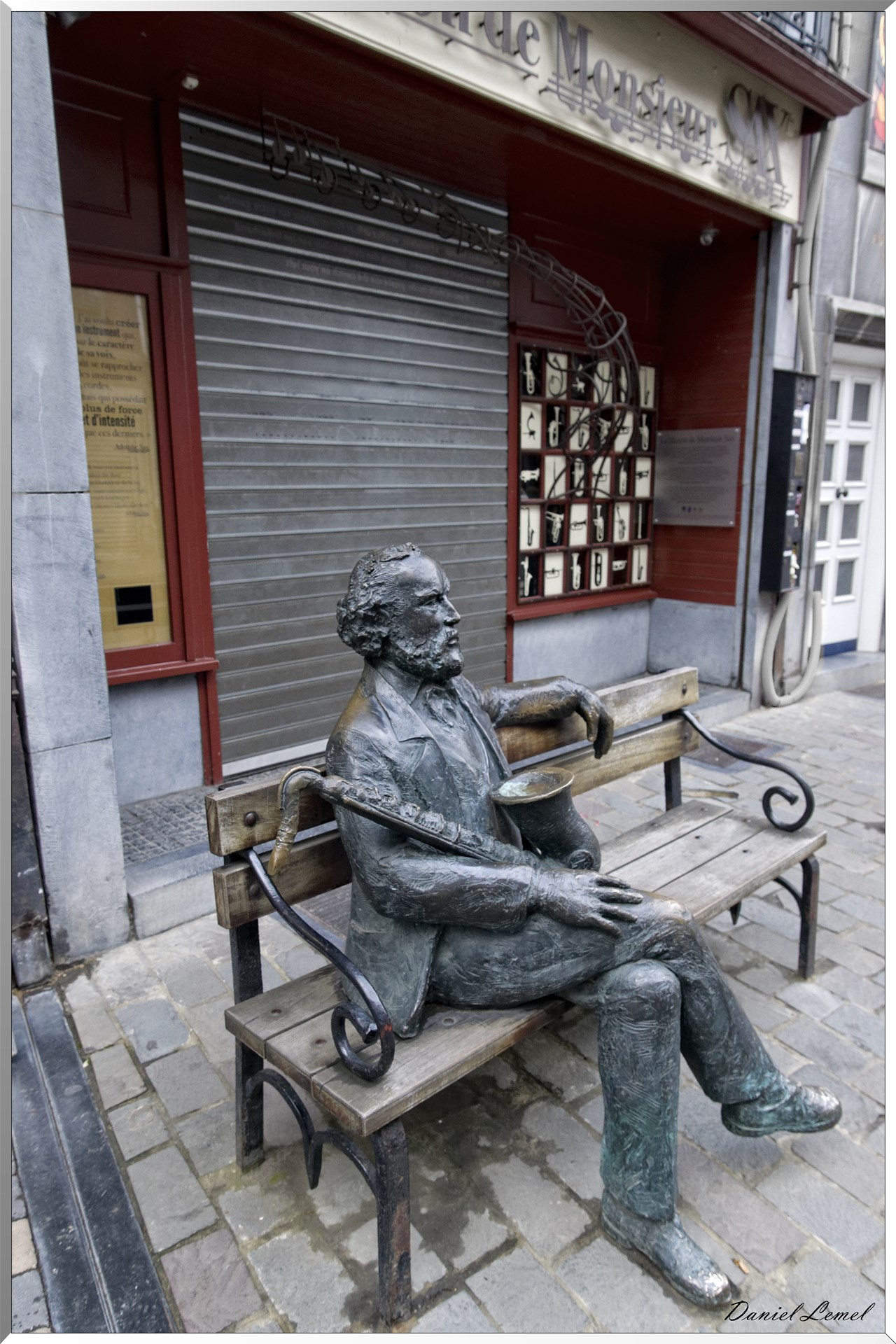 Adolphe Sax Statue