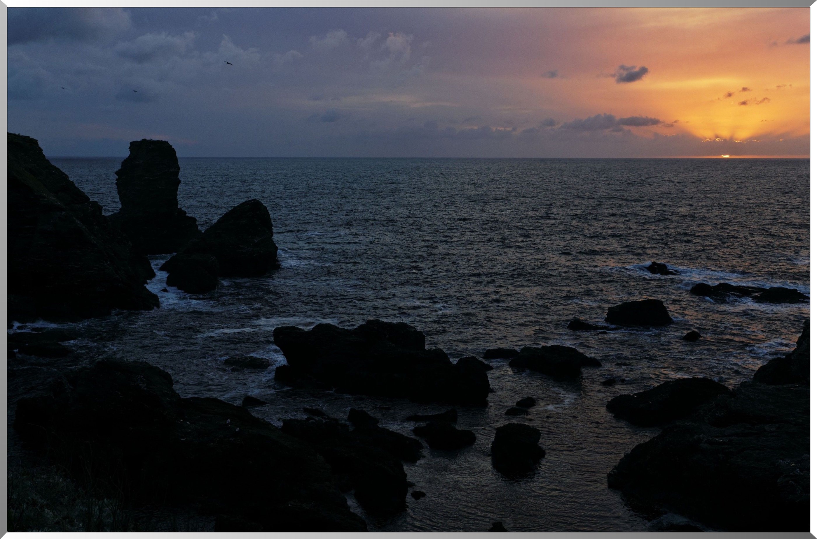 Pointe des Poulains - Coucher de soleil