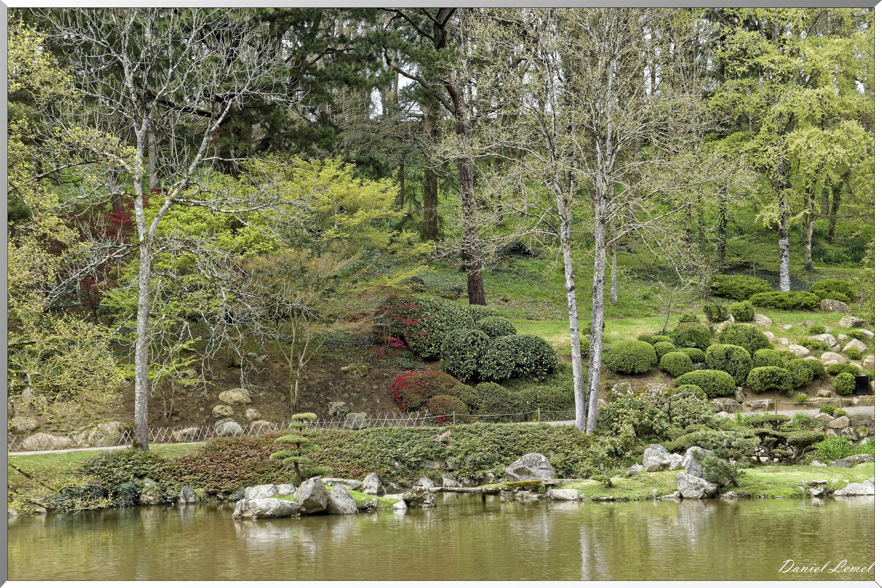 Parc Oriental de Maulévrier au printemps