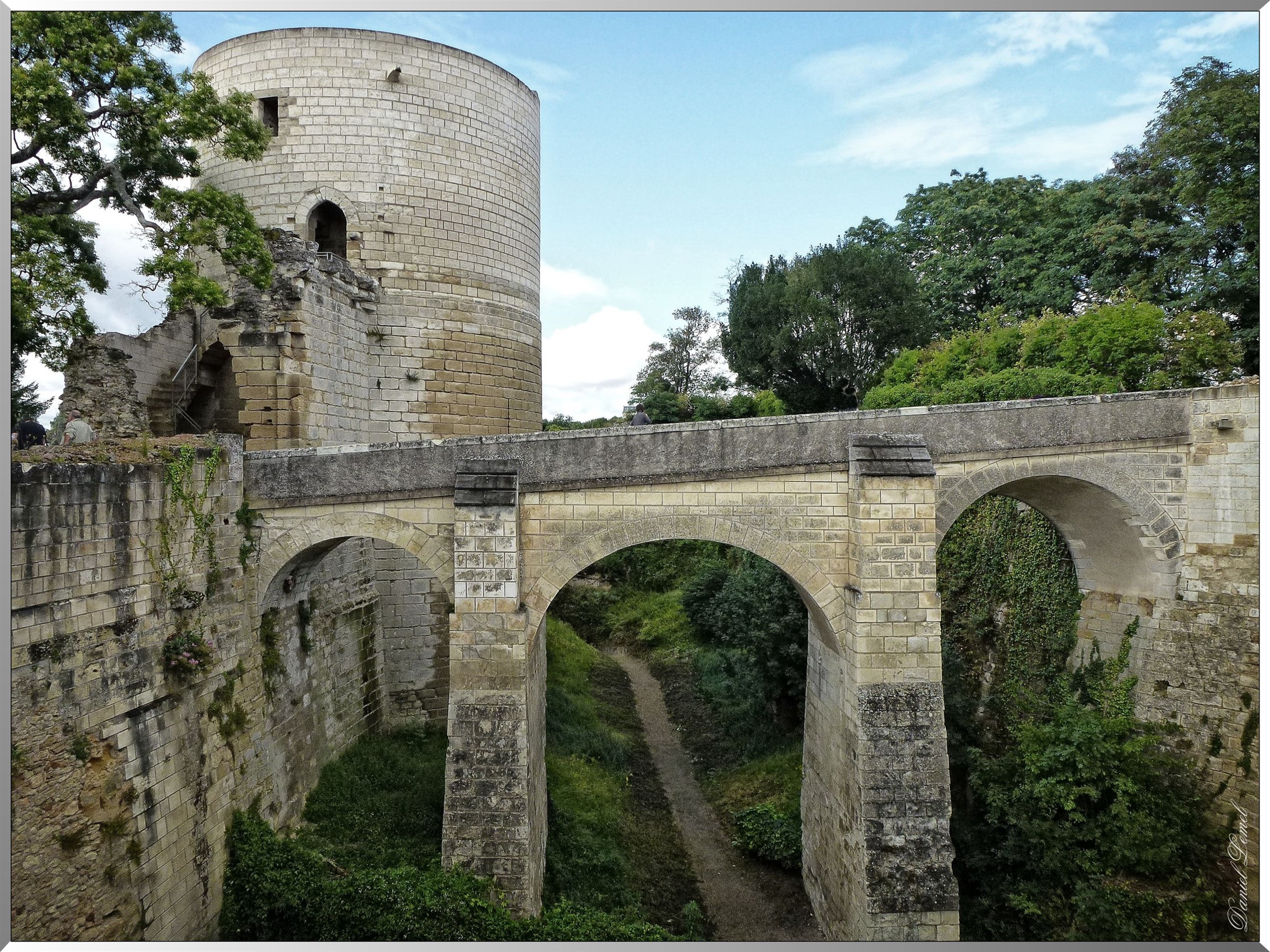 Douves entre le Fort du Coudray et chateau du Milieu