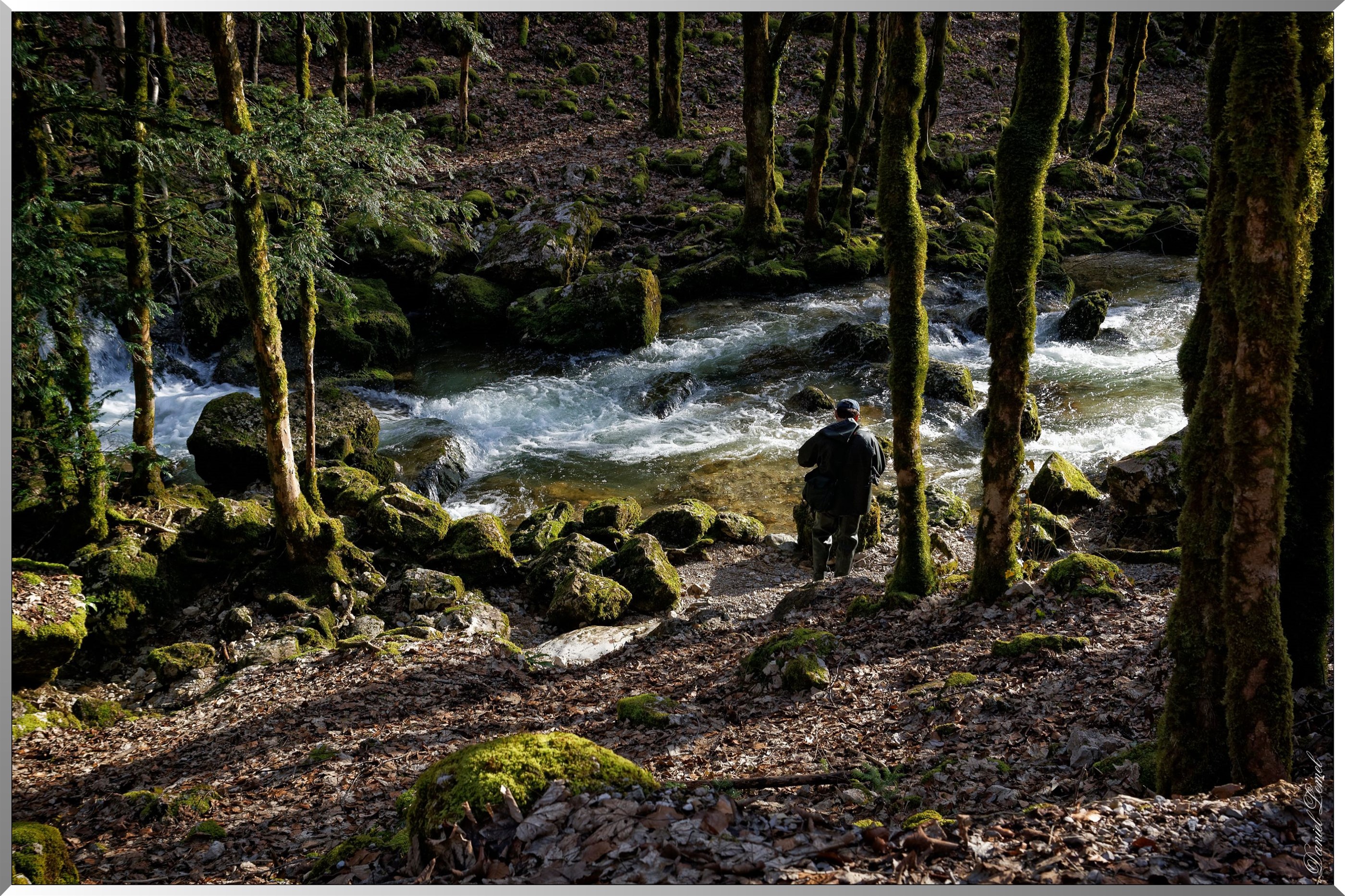Torrent le Hérisson - Pêcheur