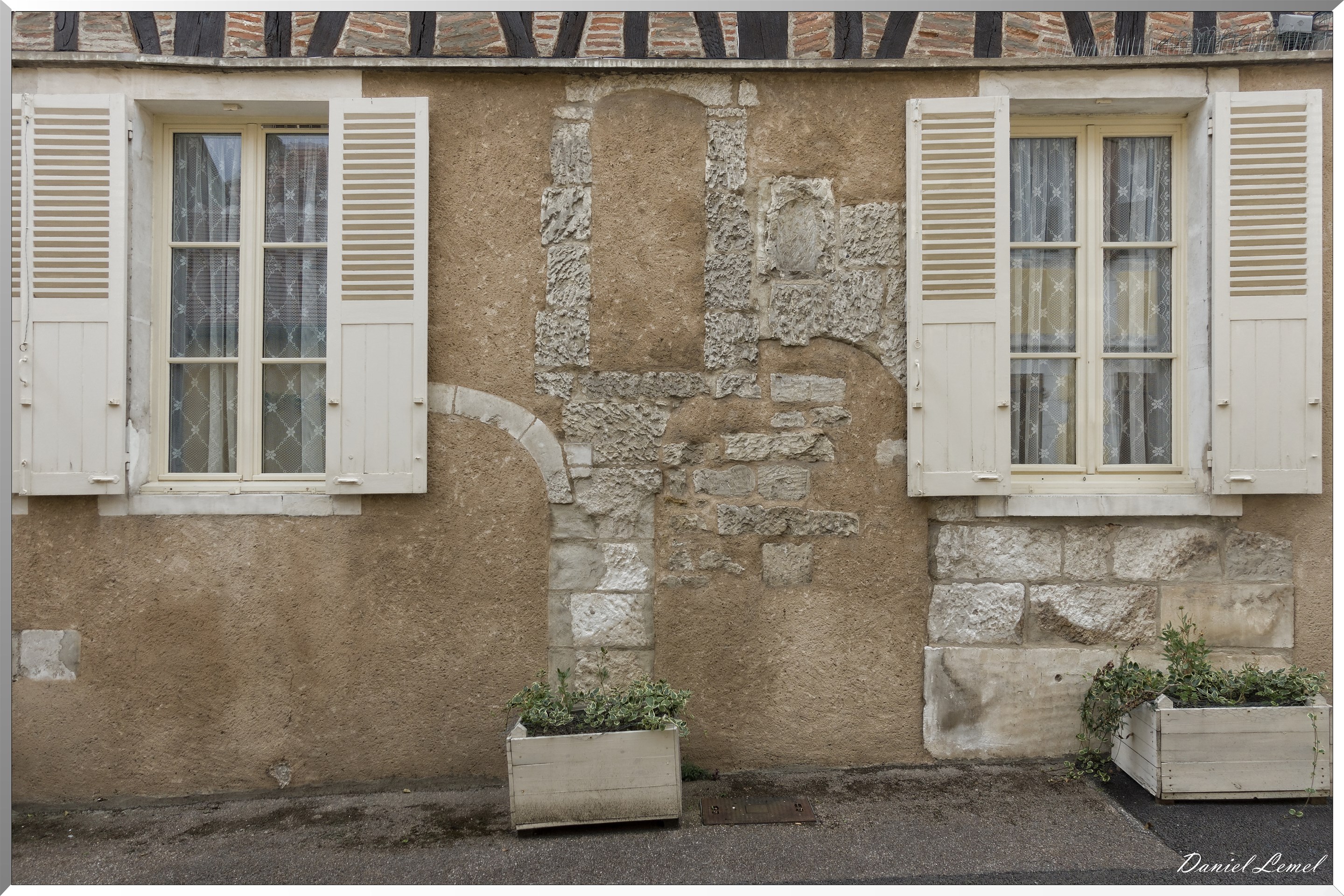 Façade de maison ancienne