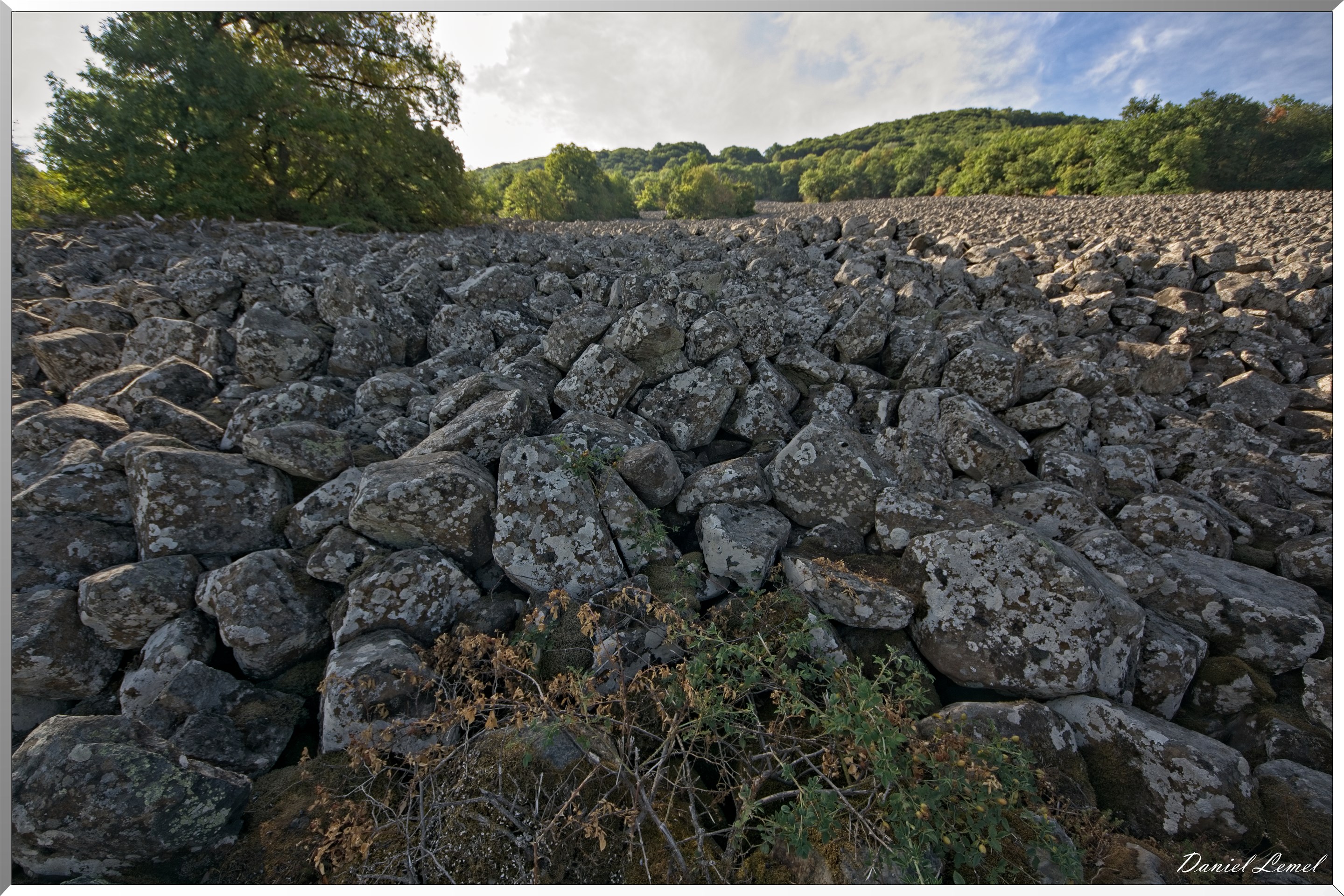 La coulée de lave de Roquelaure
