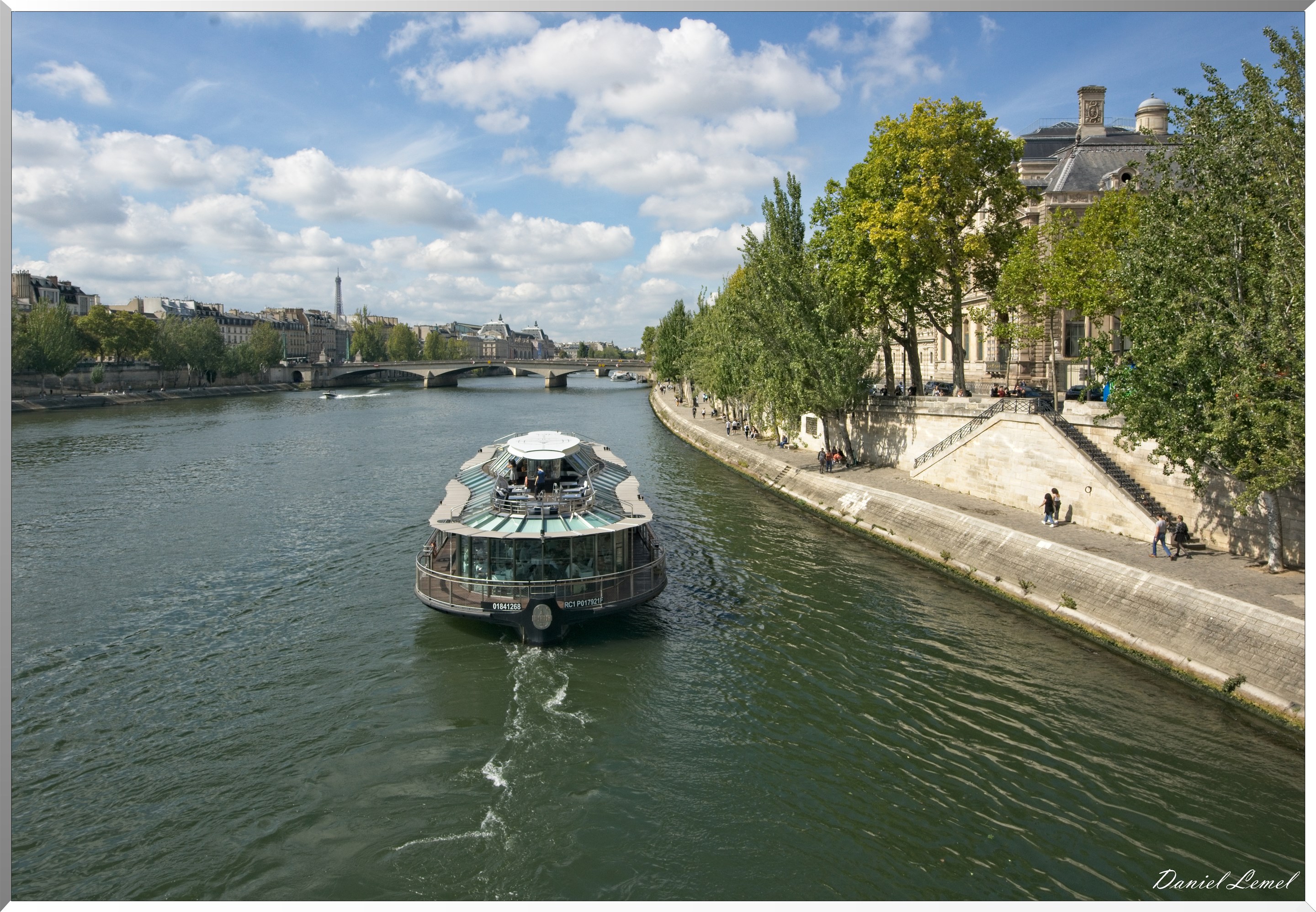 Le pont du Carrousel vue du Pont Neuf