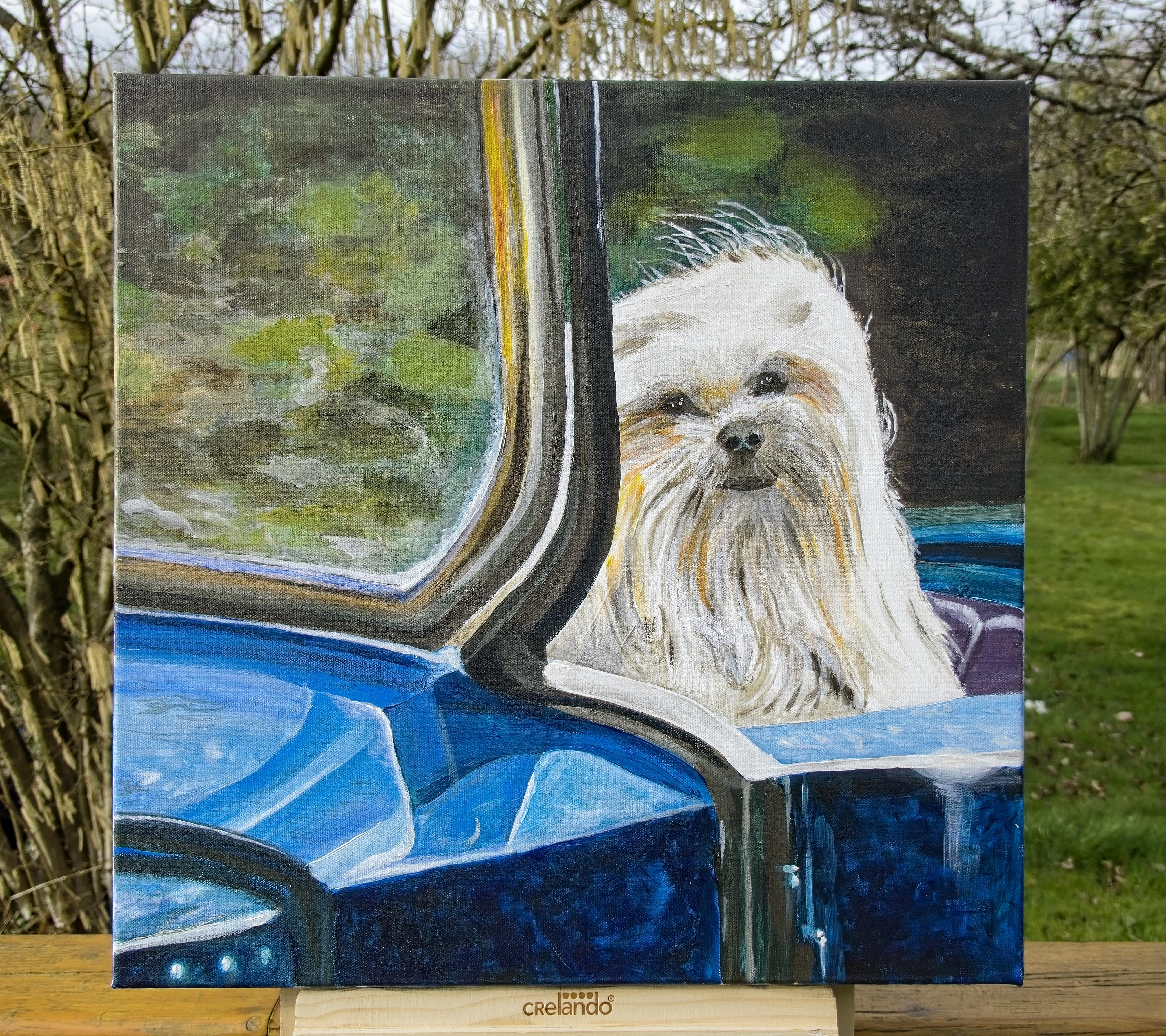 Vrai peinture sur toile