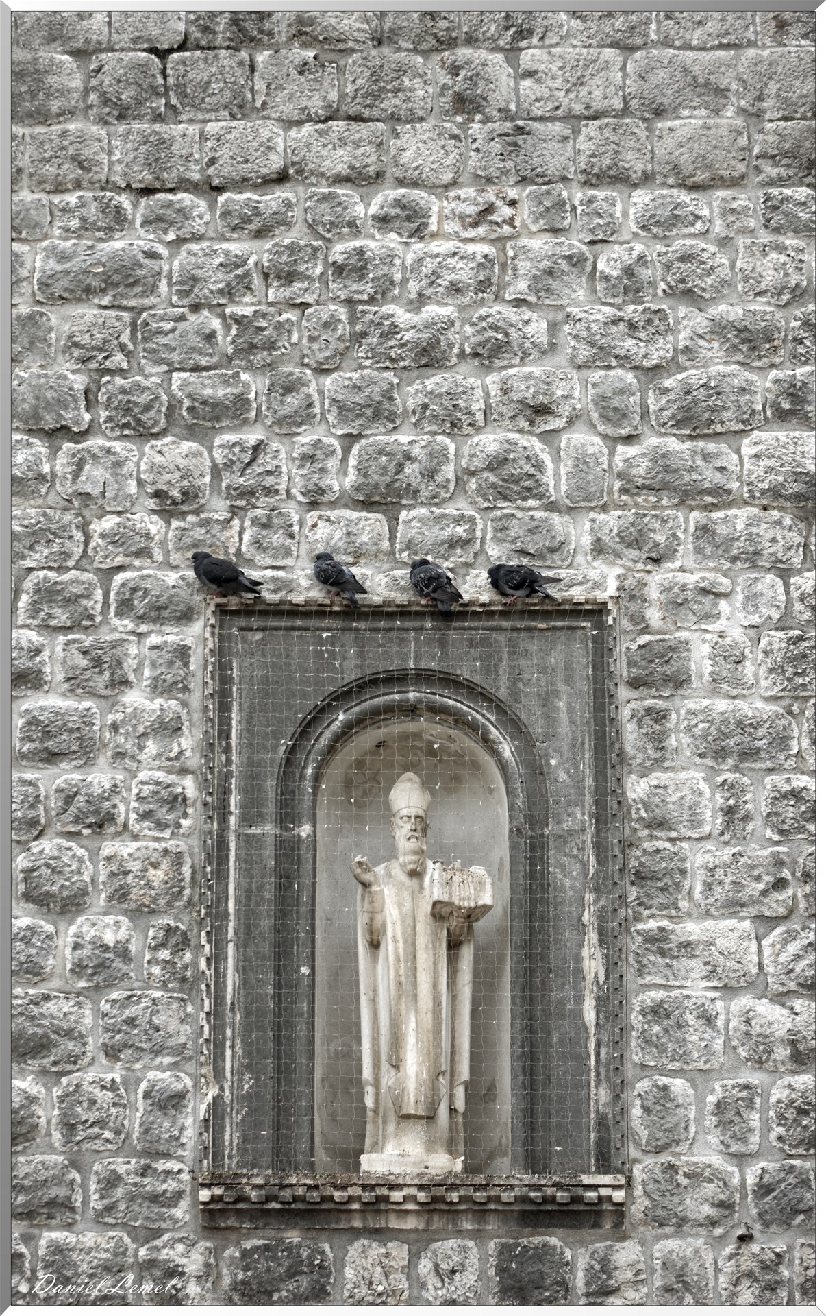 Statue religieuse - Saint Blaise le saint patron de la ville de Dubrovnik