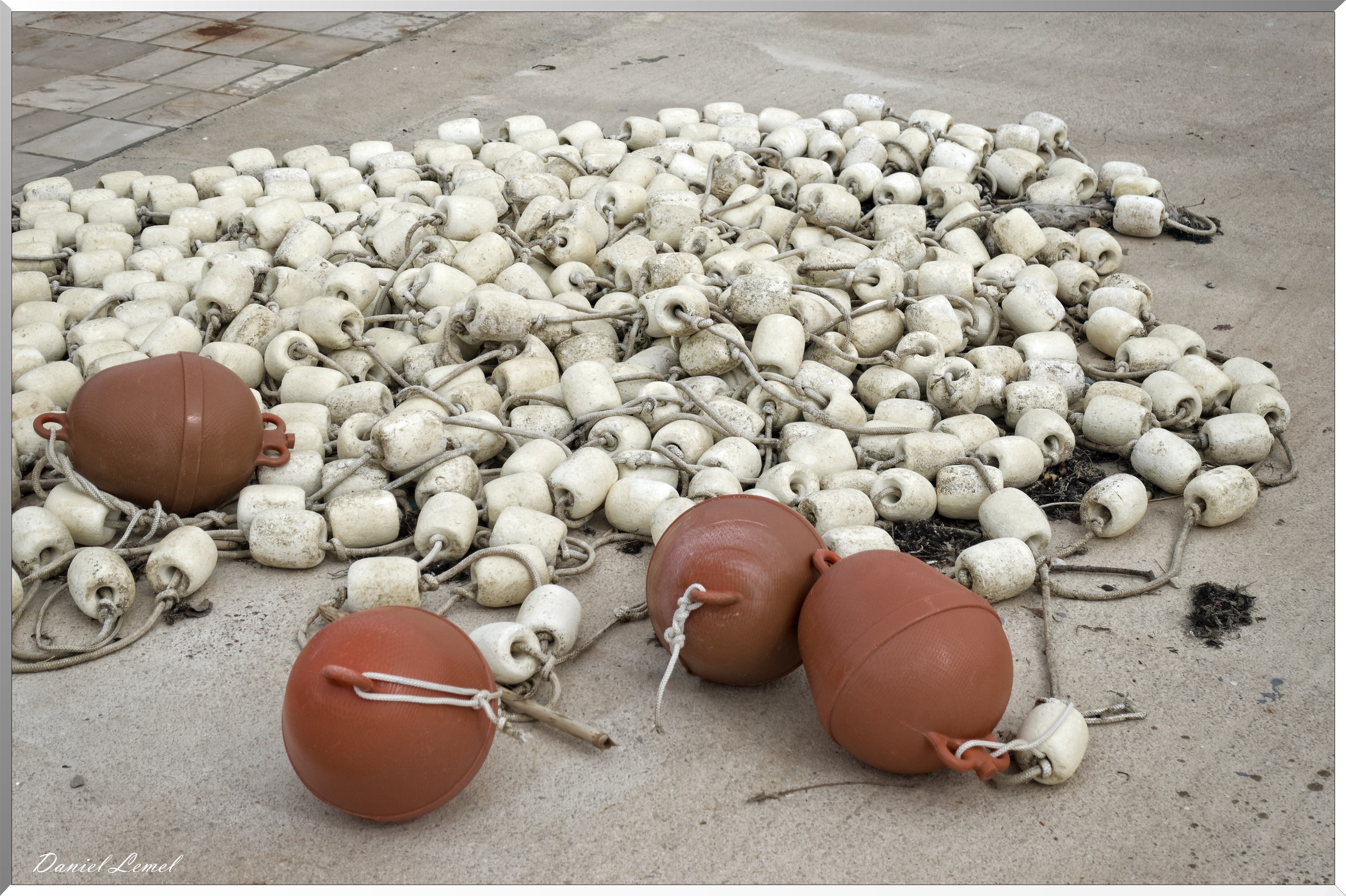 Flotteurs de filets de pêche