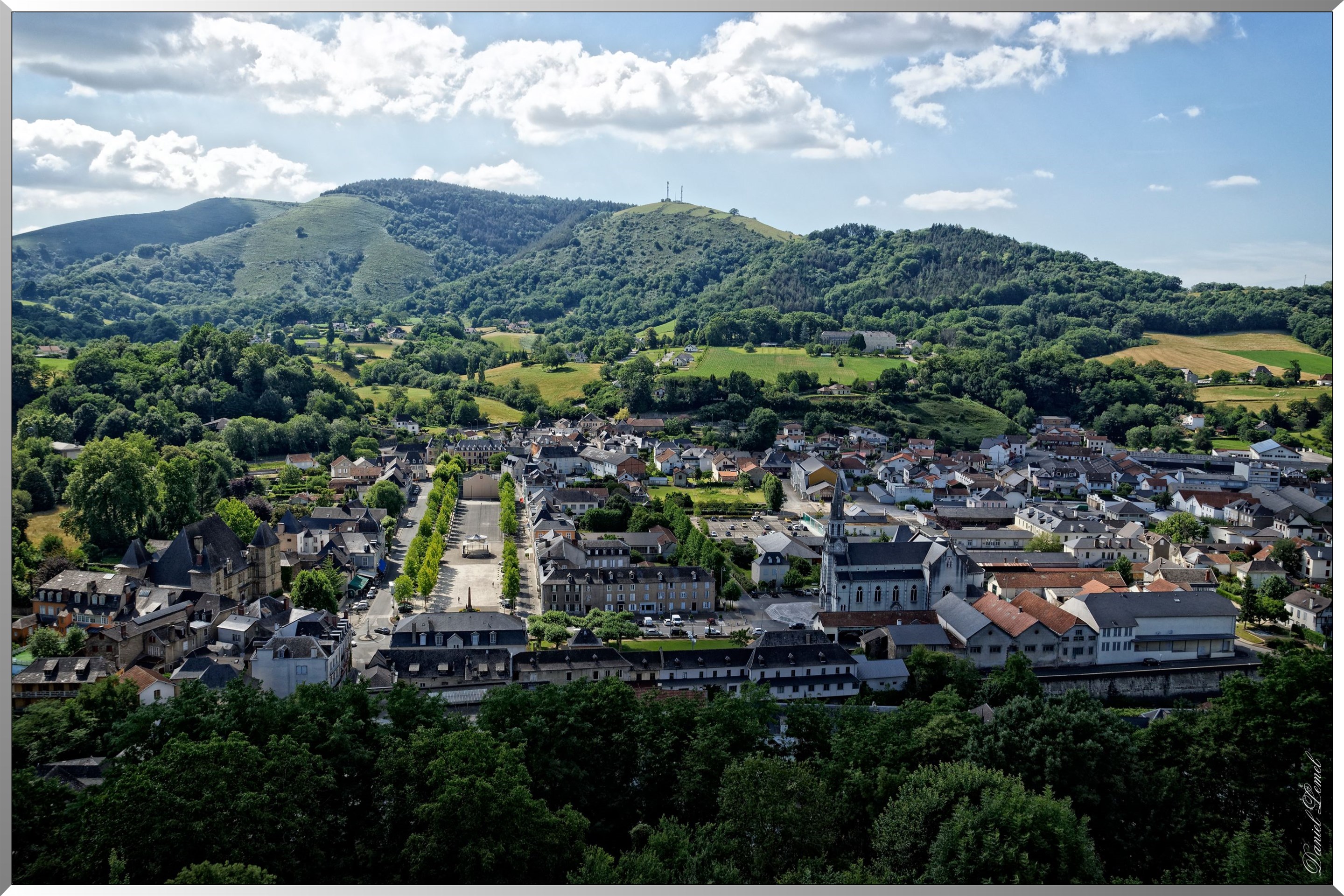 Vue du donjon