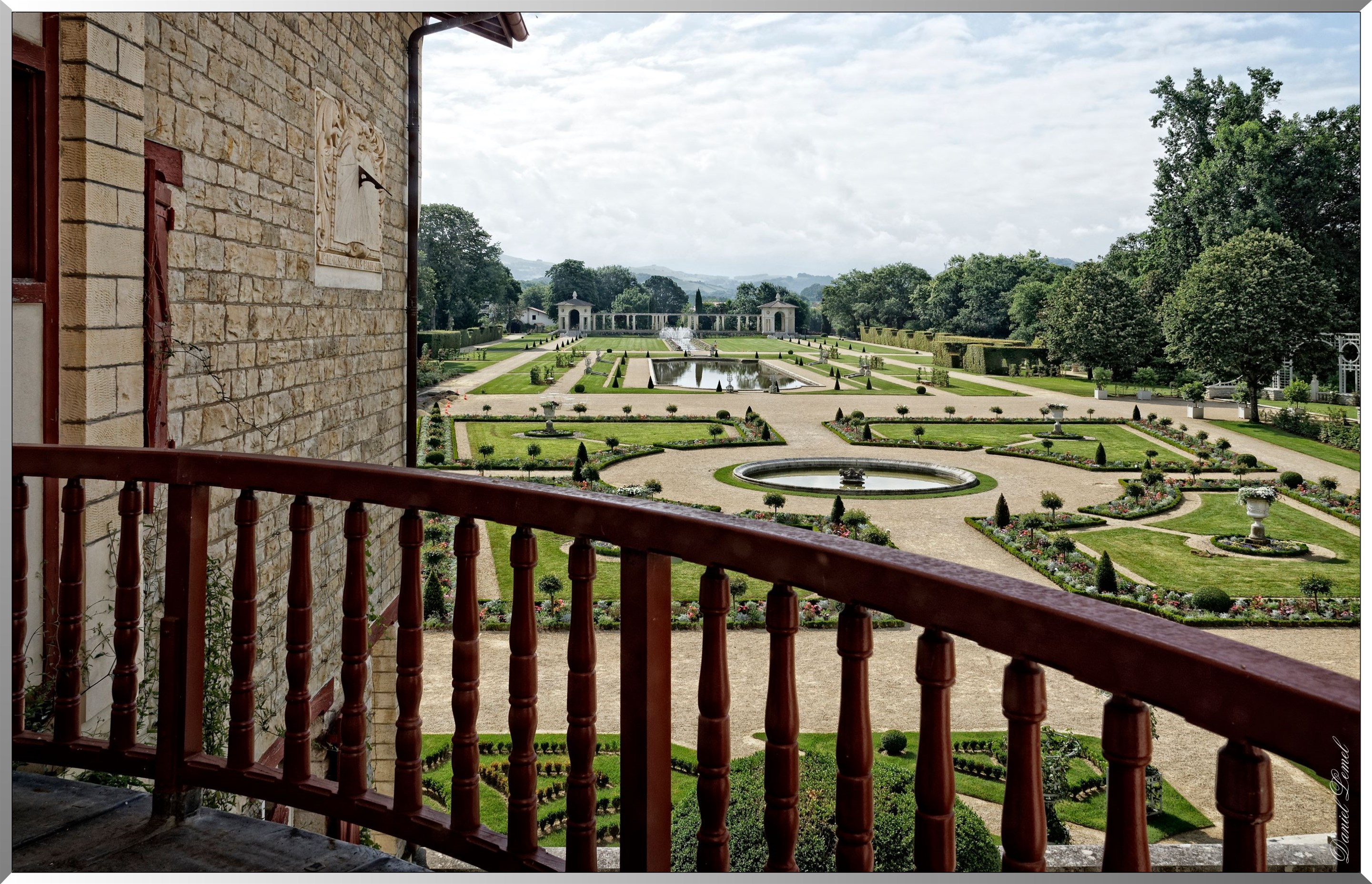 Jardin vu du balcon