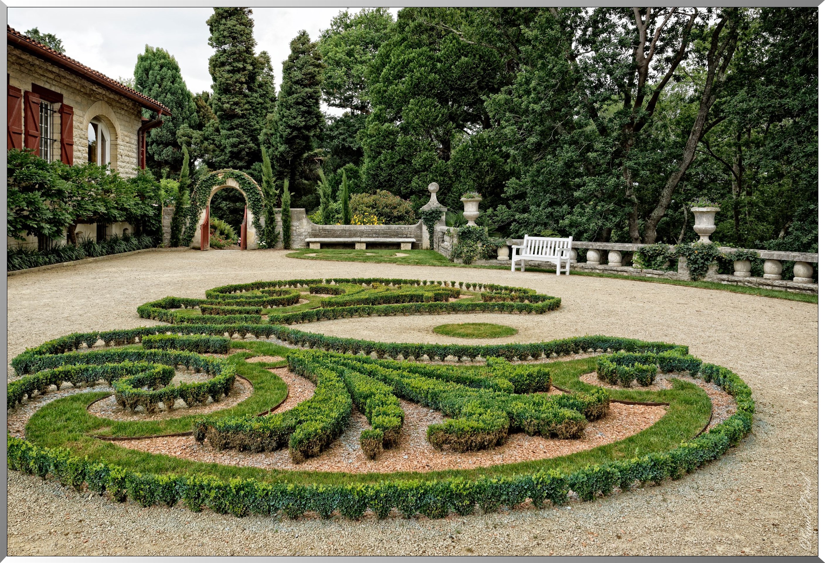 Rosace de buis