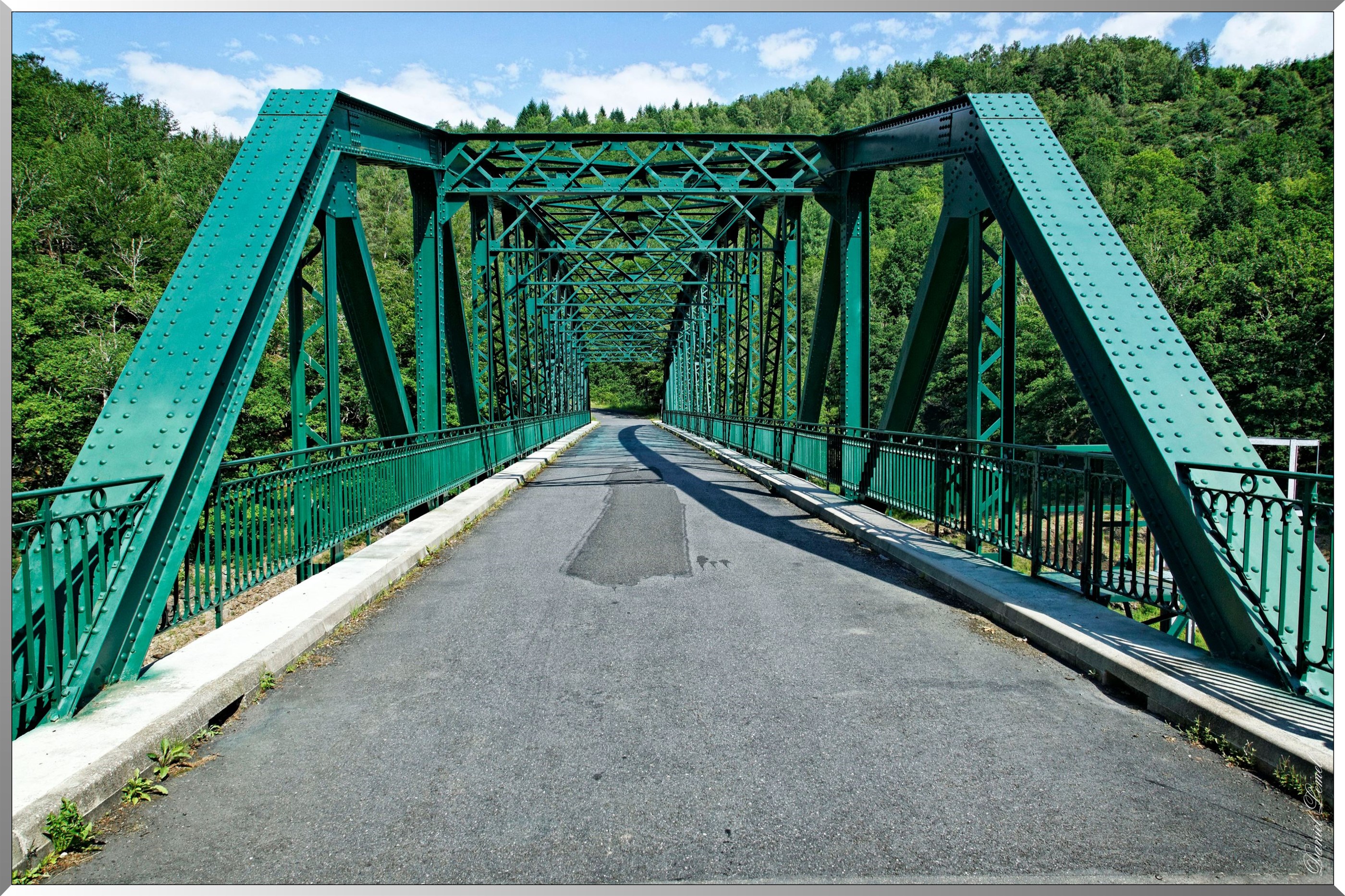 La Truyère - Pont métallique