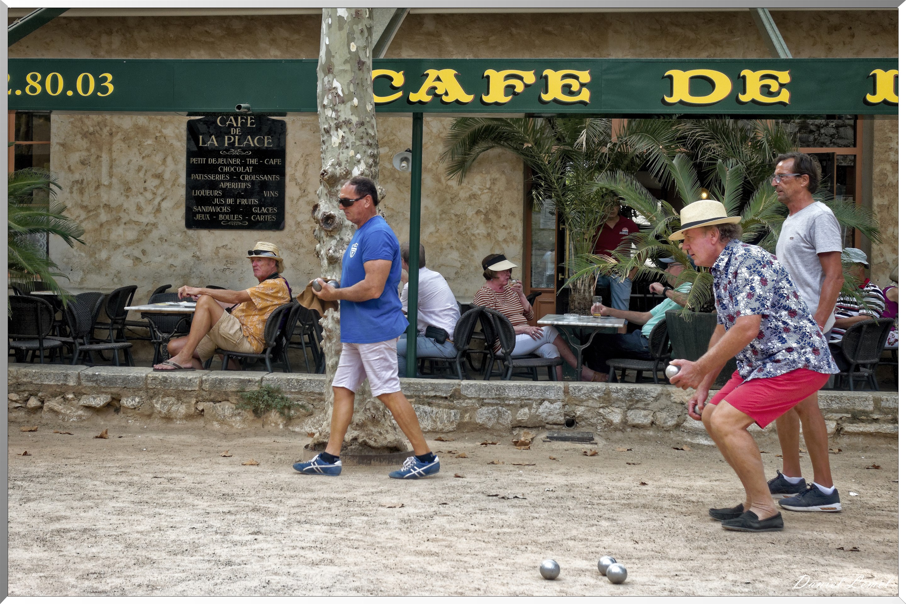 Joueurs de pétanque
