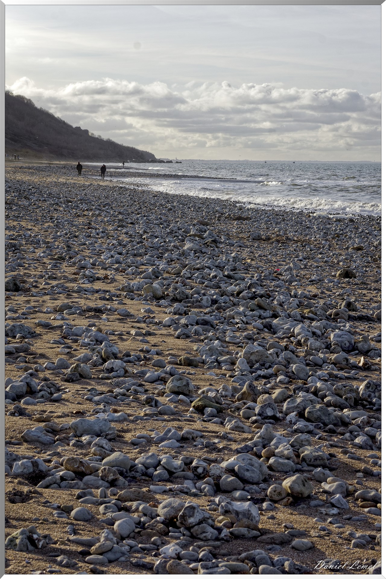 Plage de cailloux