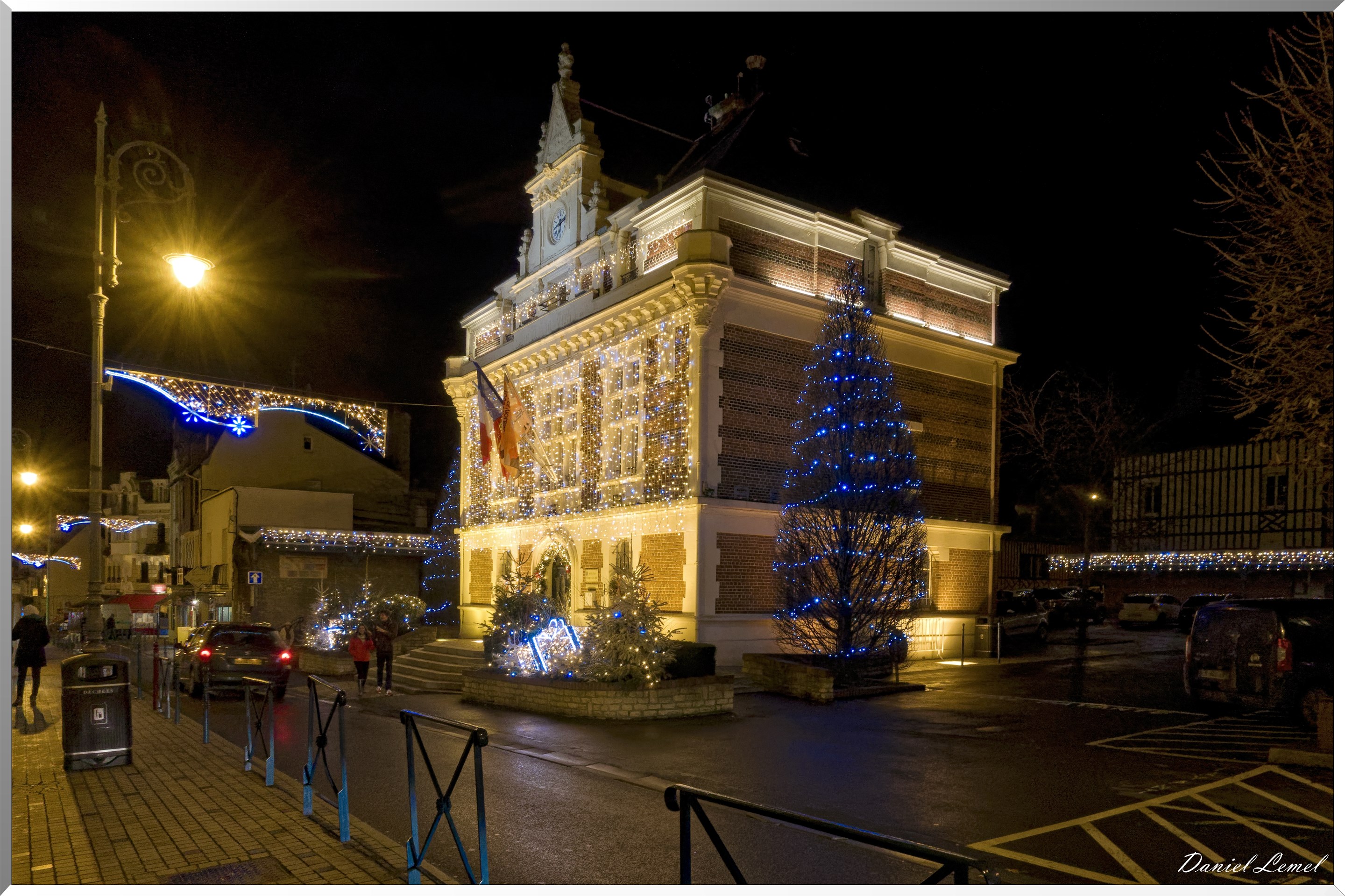 Mairie la nuit