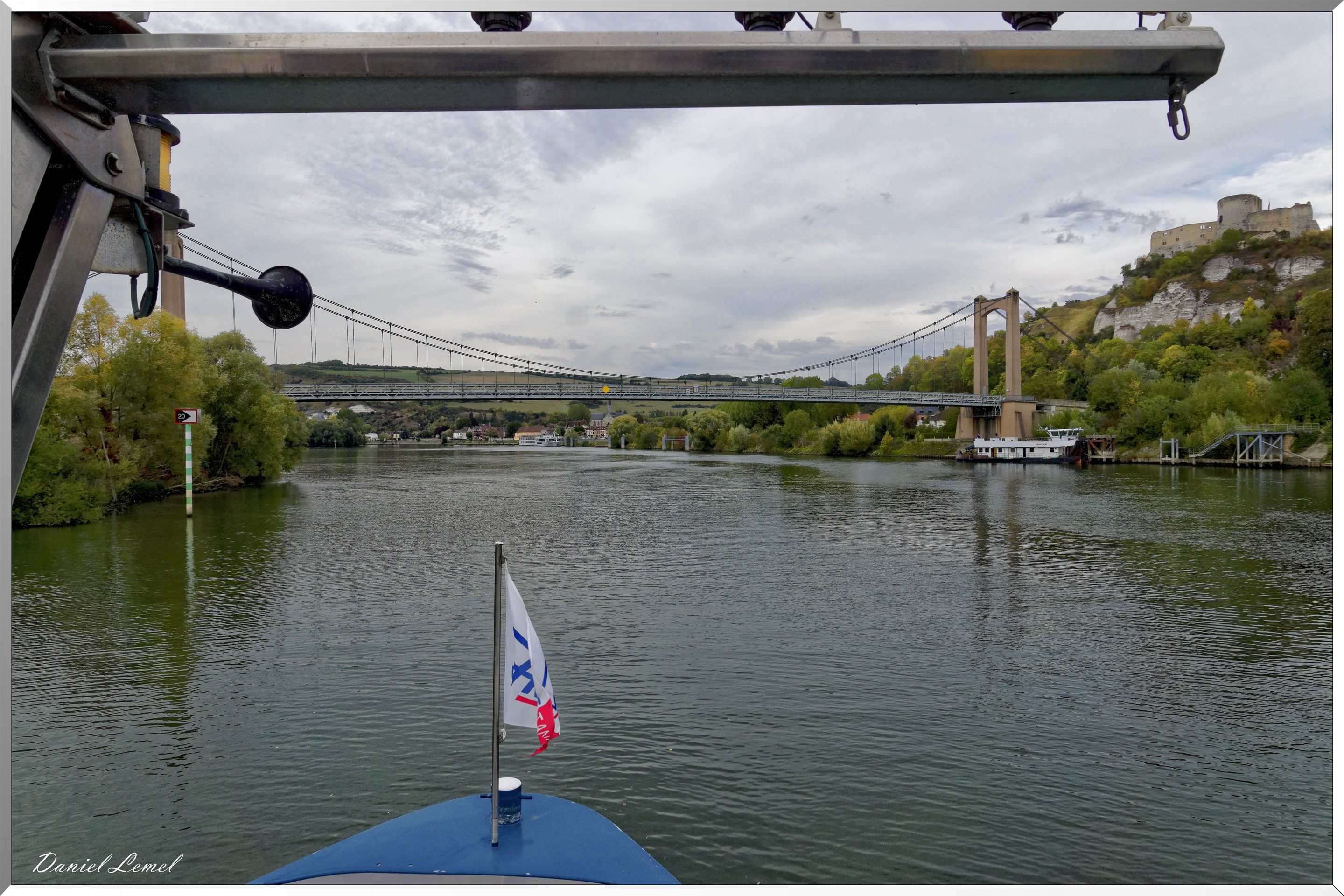 Balade en bateau aux alentours des Andelys