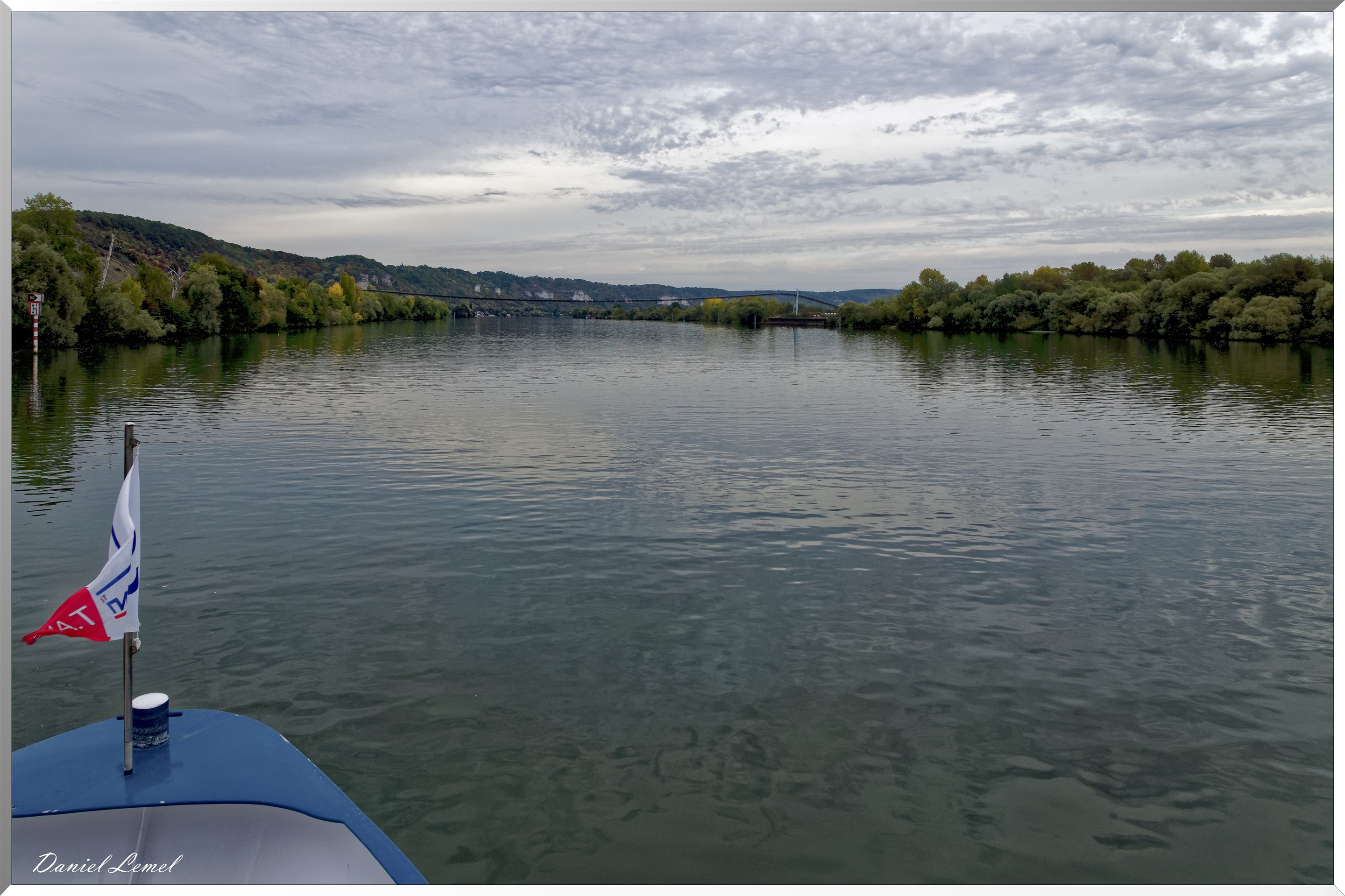 Balade en bateau aux alentours des Andelys