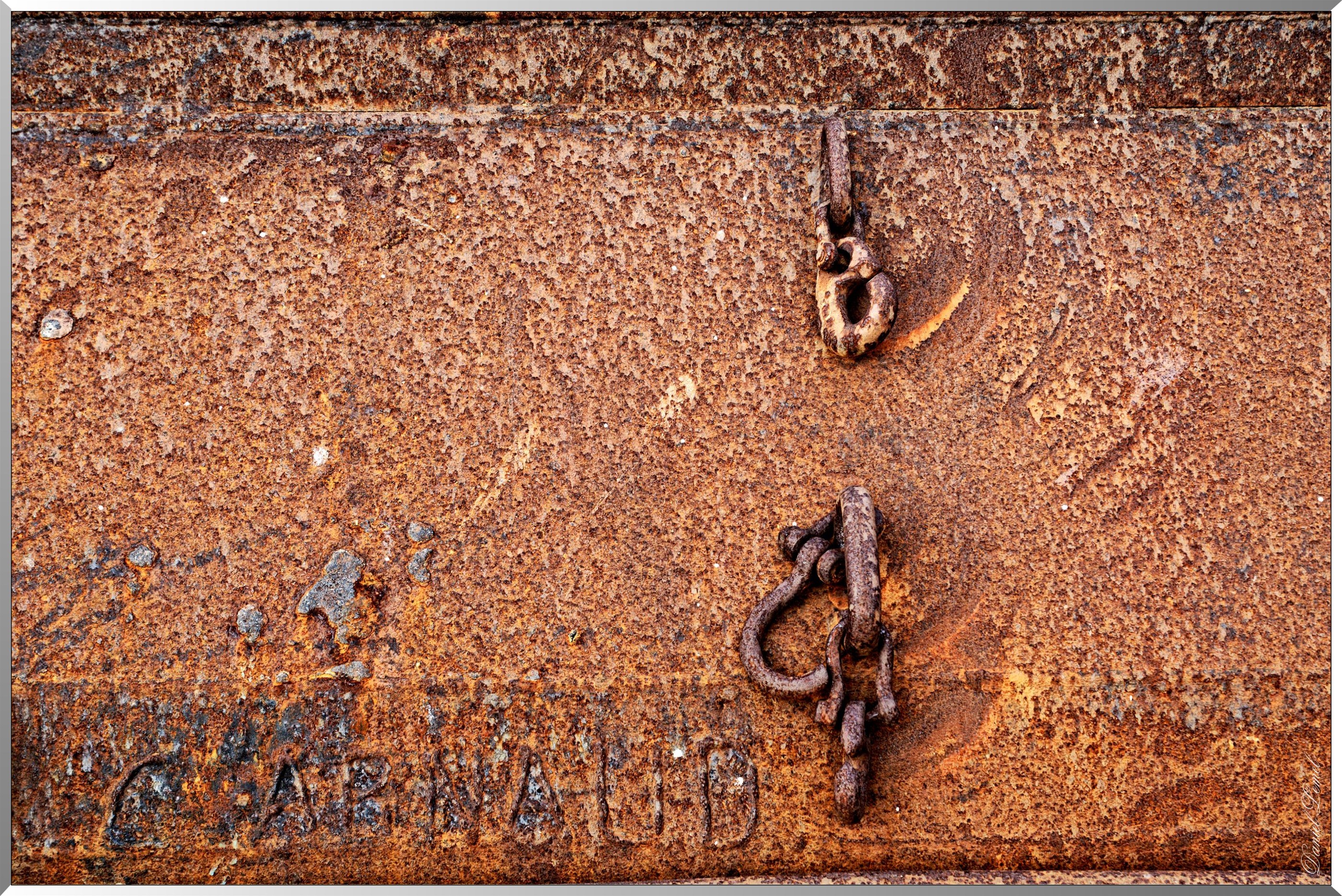 Ancres de chalutiers - Détail