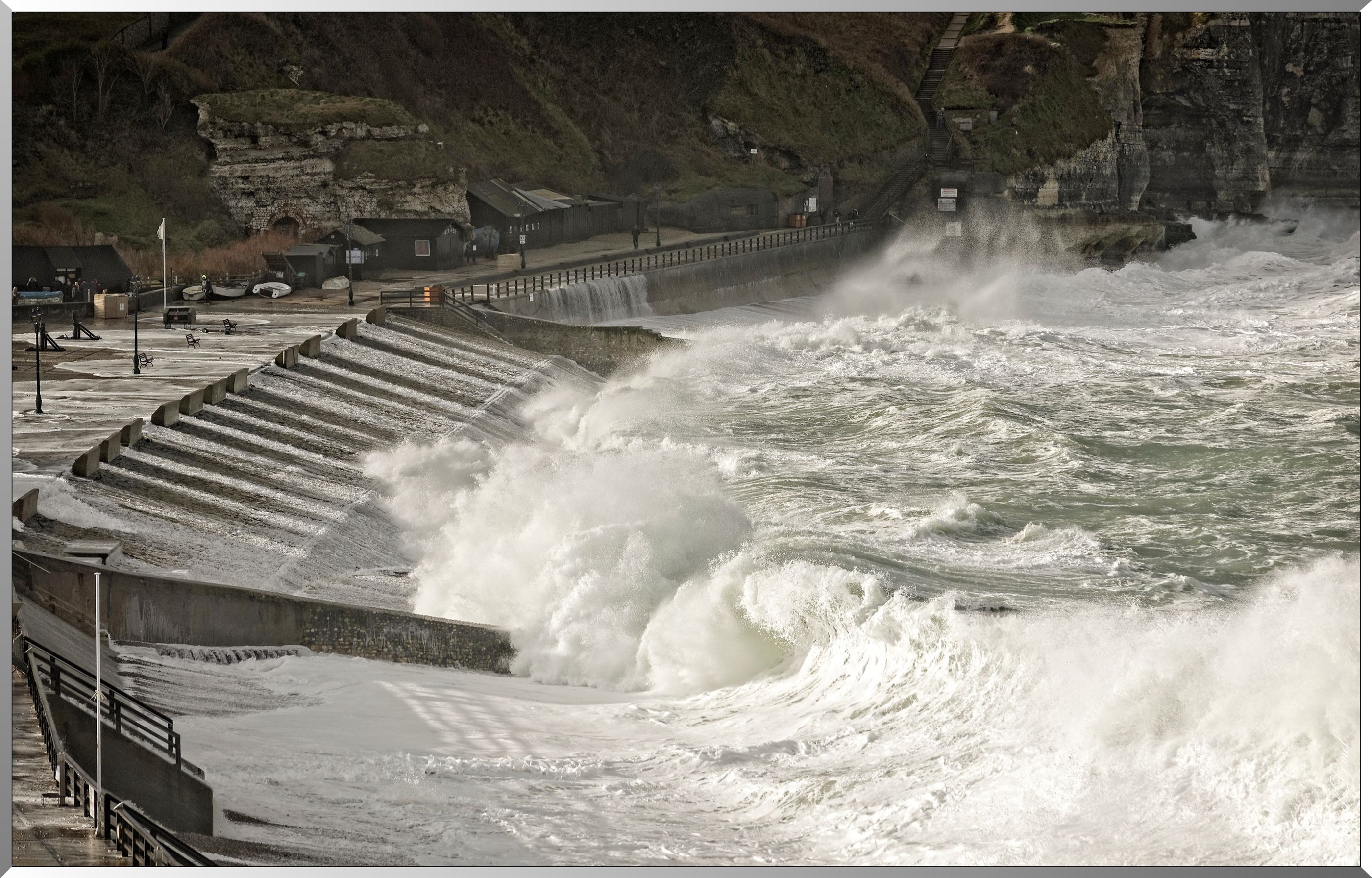 Tempête et hautes marées