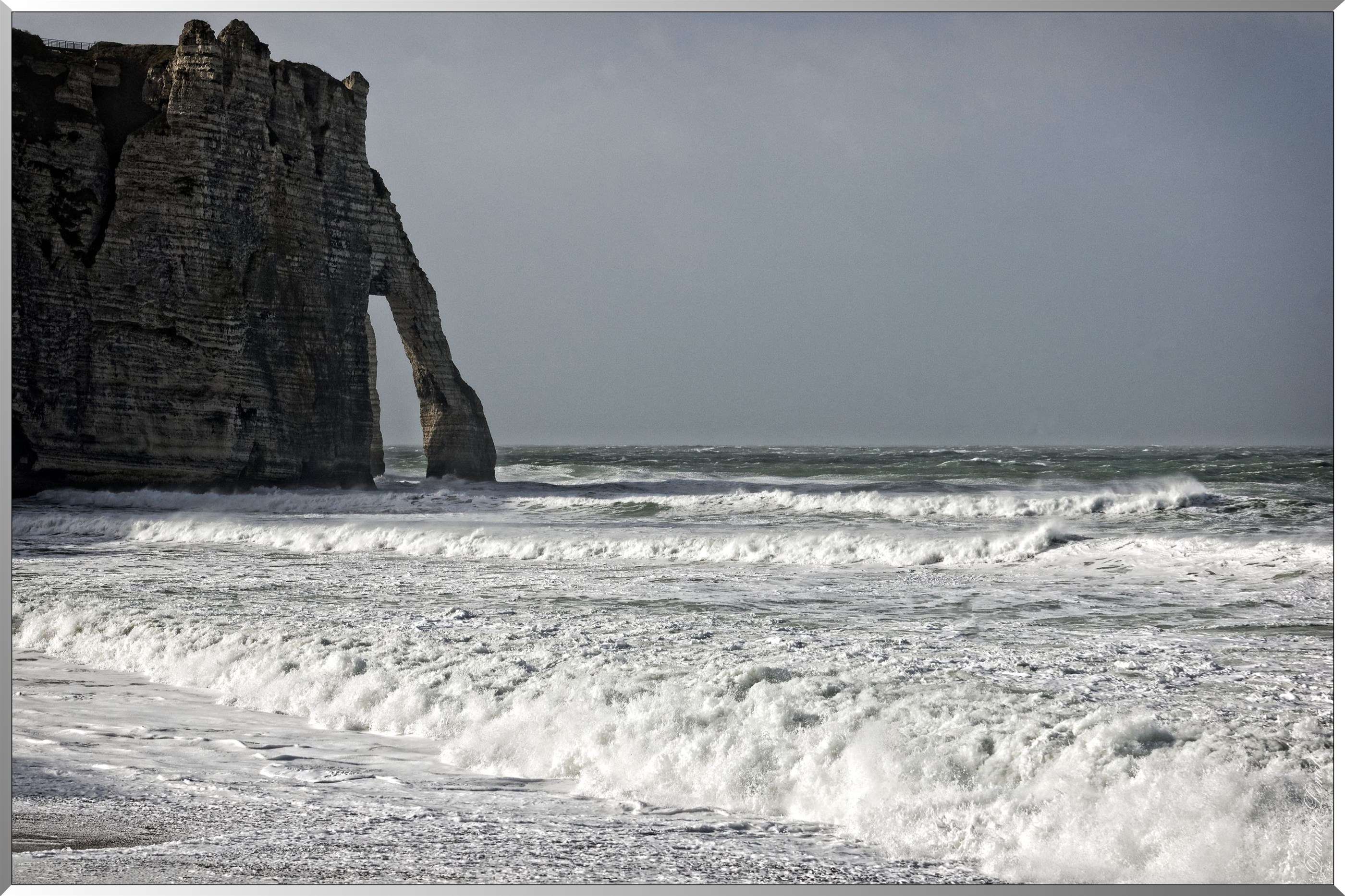 Tempête et hautes marées