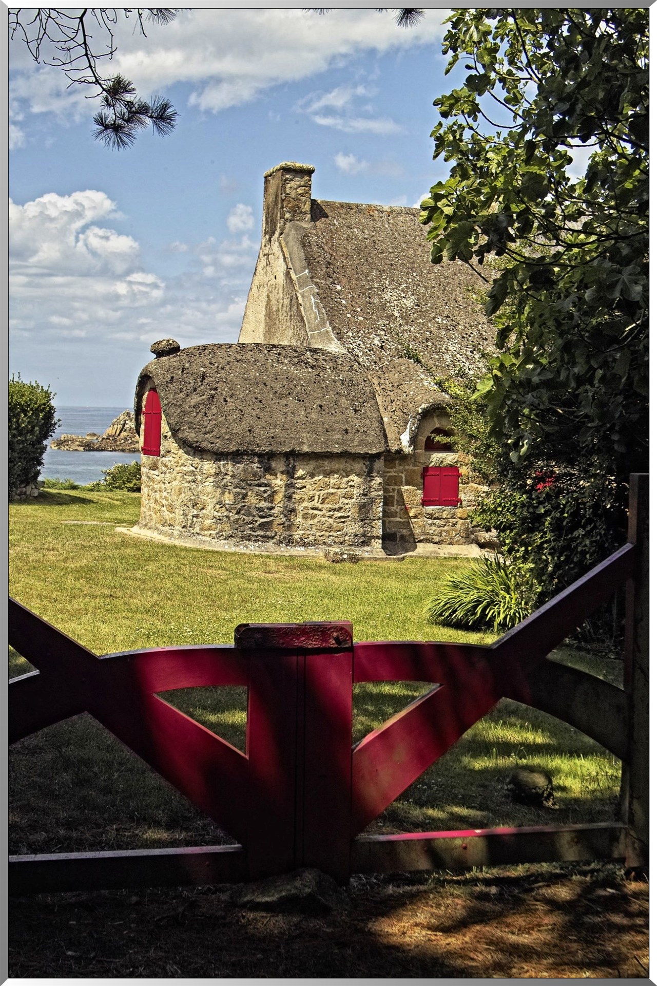 Maison Blanche neige - Vers la croix de Maudez