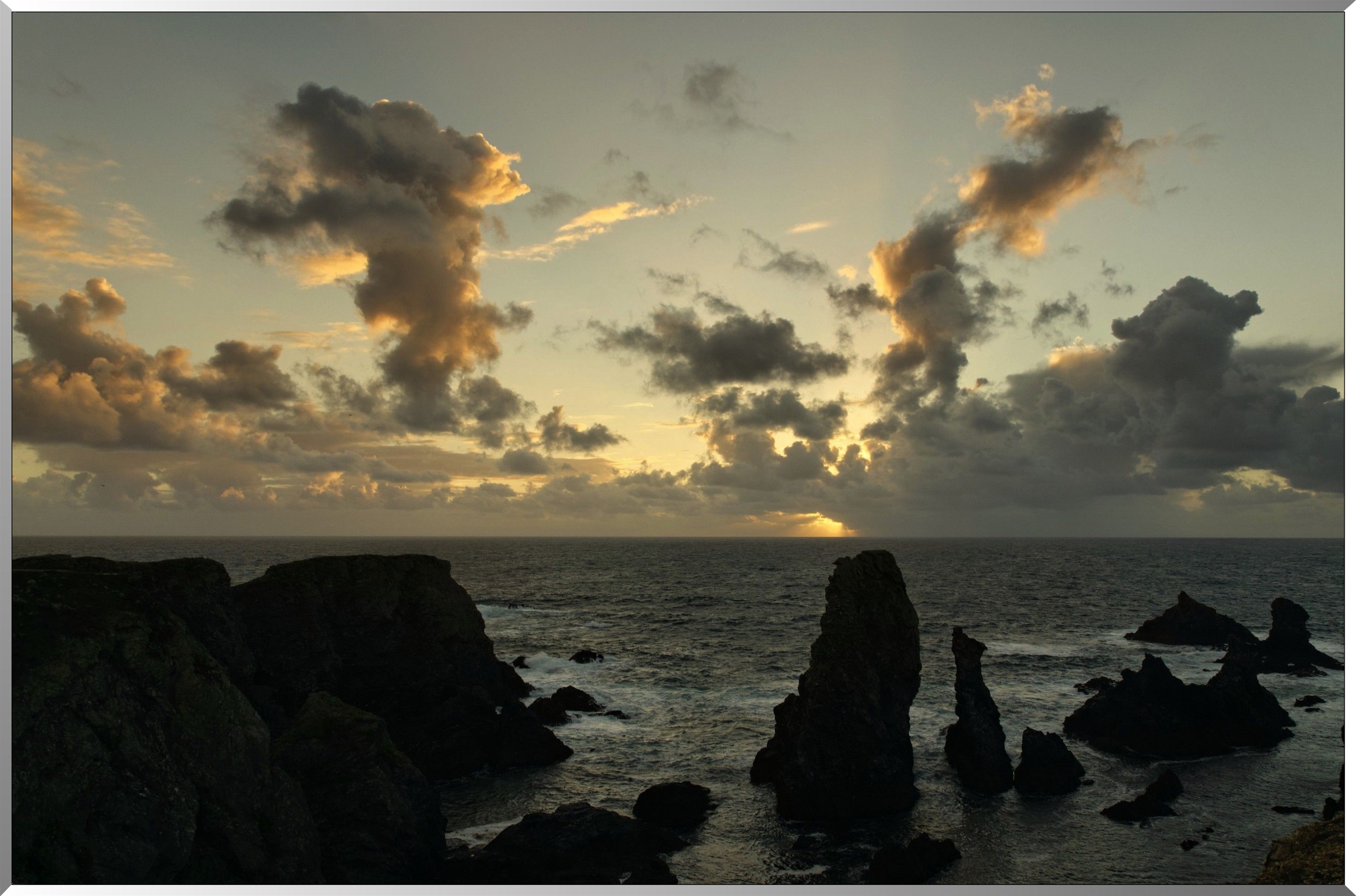 Aiguilles de Port Coton - Coucher de soleil