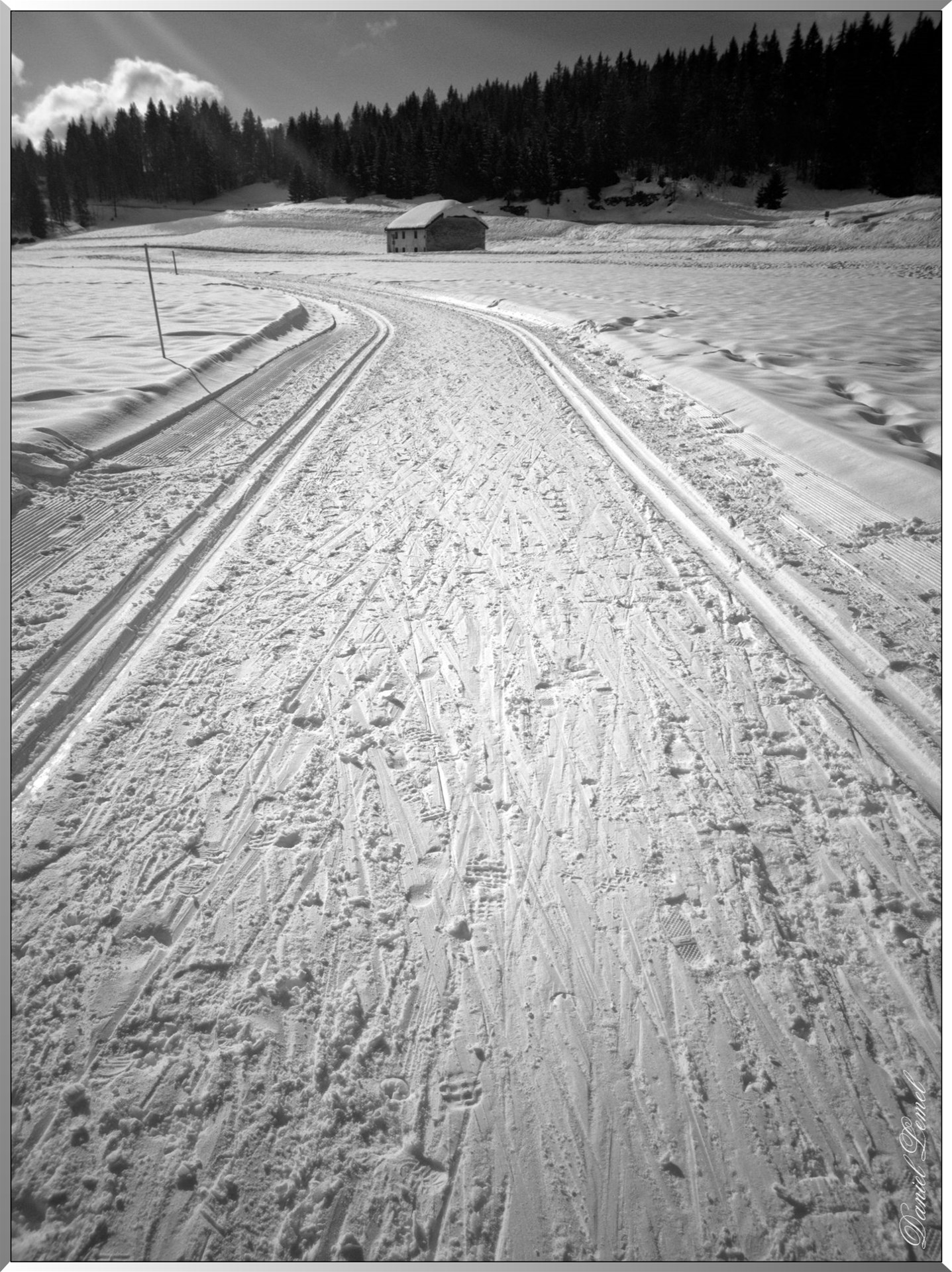 Piste de ski de fond - Lac de Lamoura