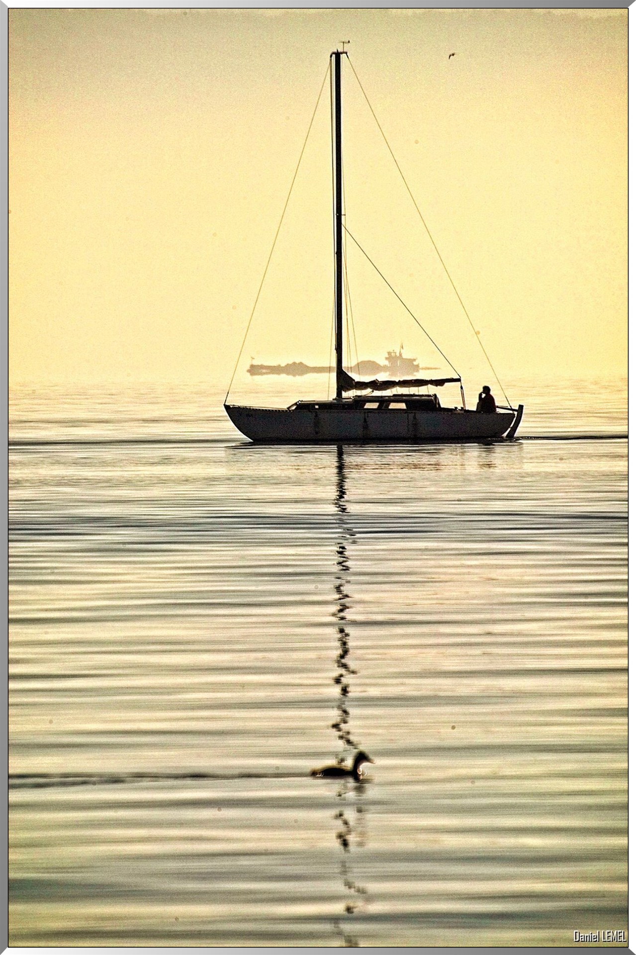 Voilier sur le lac