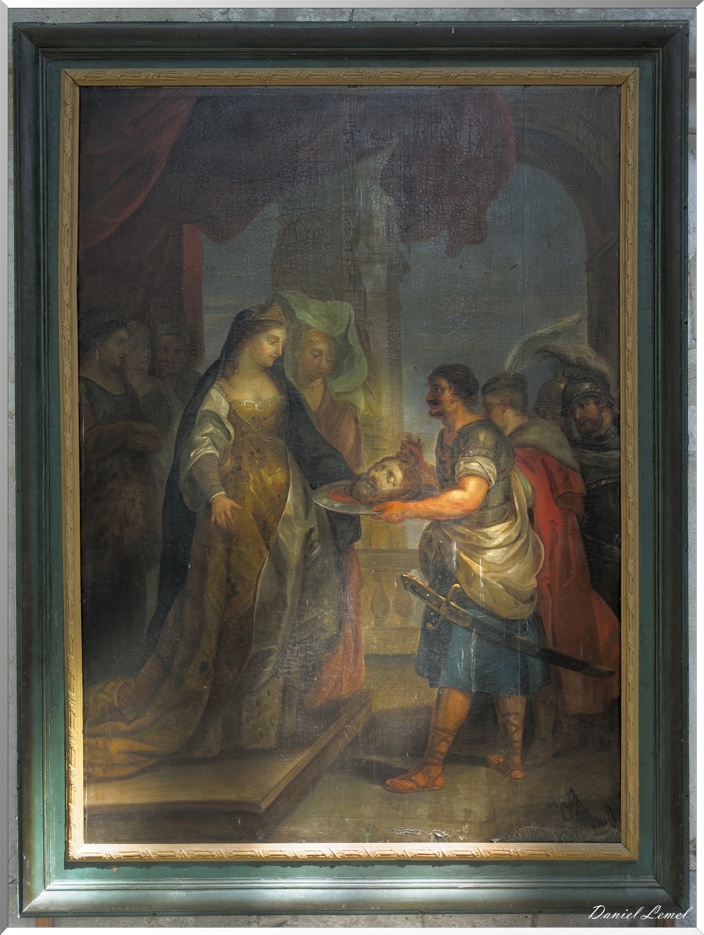 Église Saint-Pierre de Saint-Julien-du-Sault - Hérodiade reçoit la tête de Jean-Baptiste