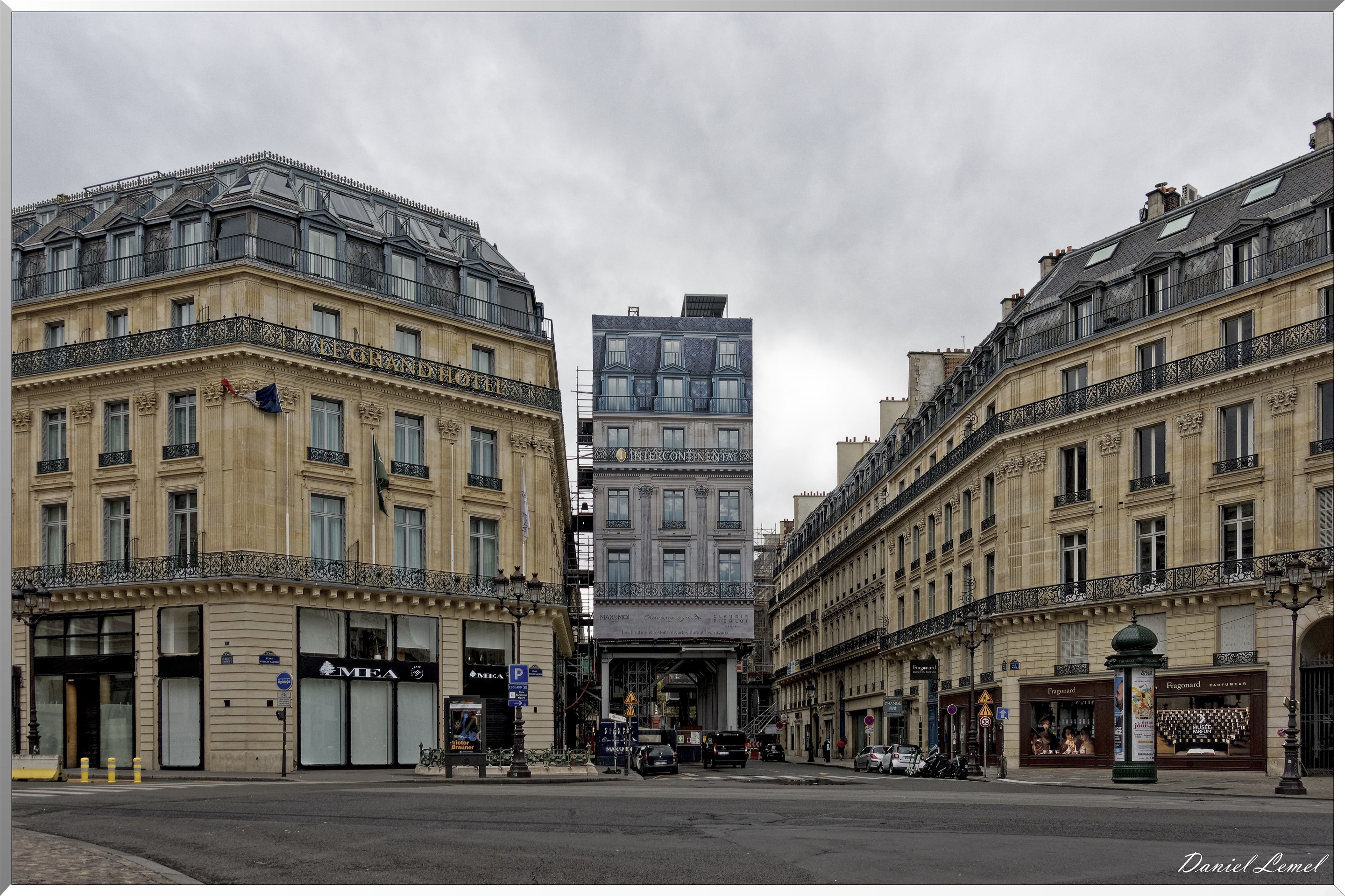 Façade d'immeubles Haussmanniens