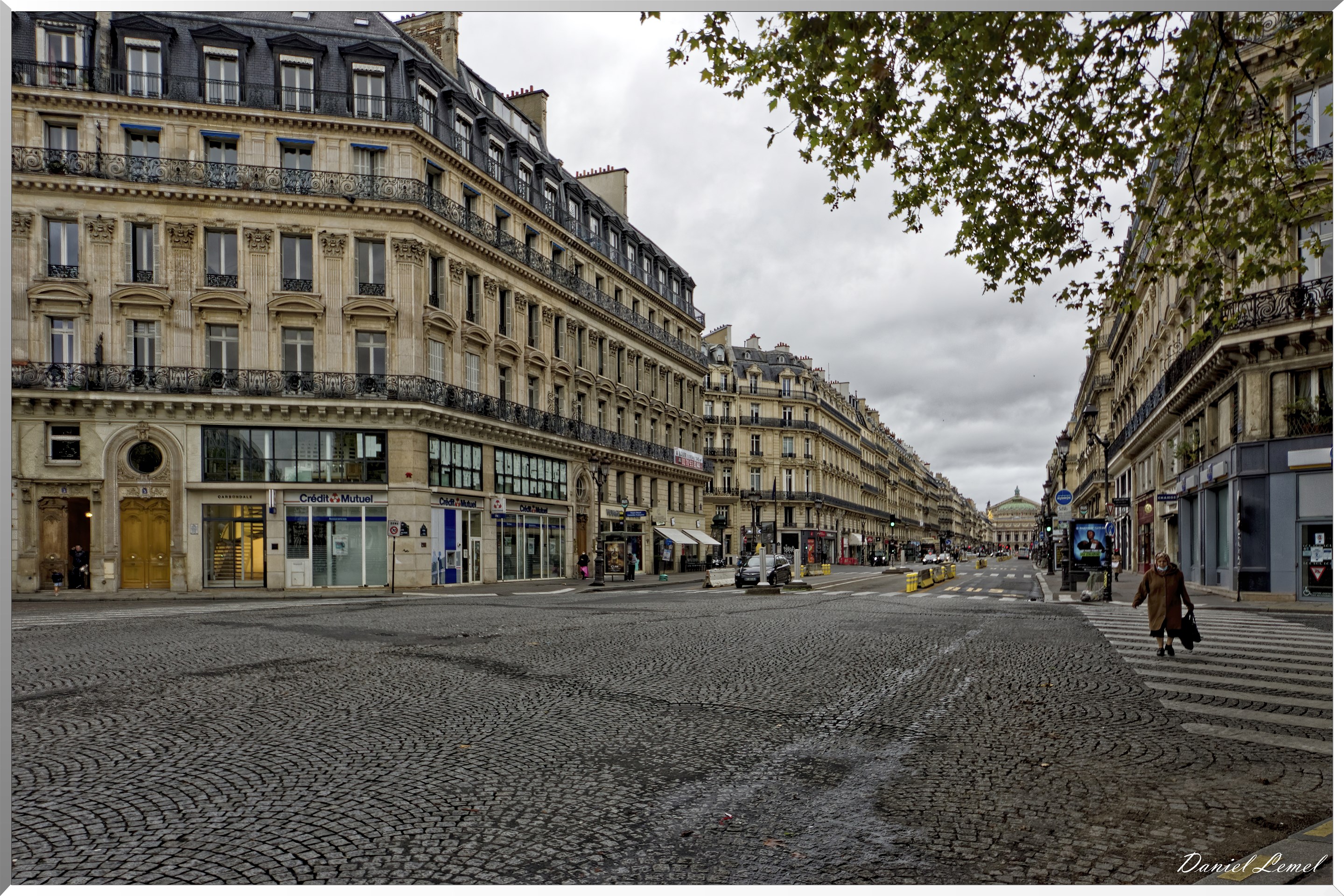 Façade d'immeubles Haussmanniens