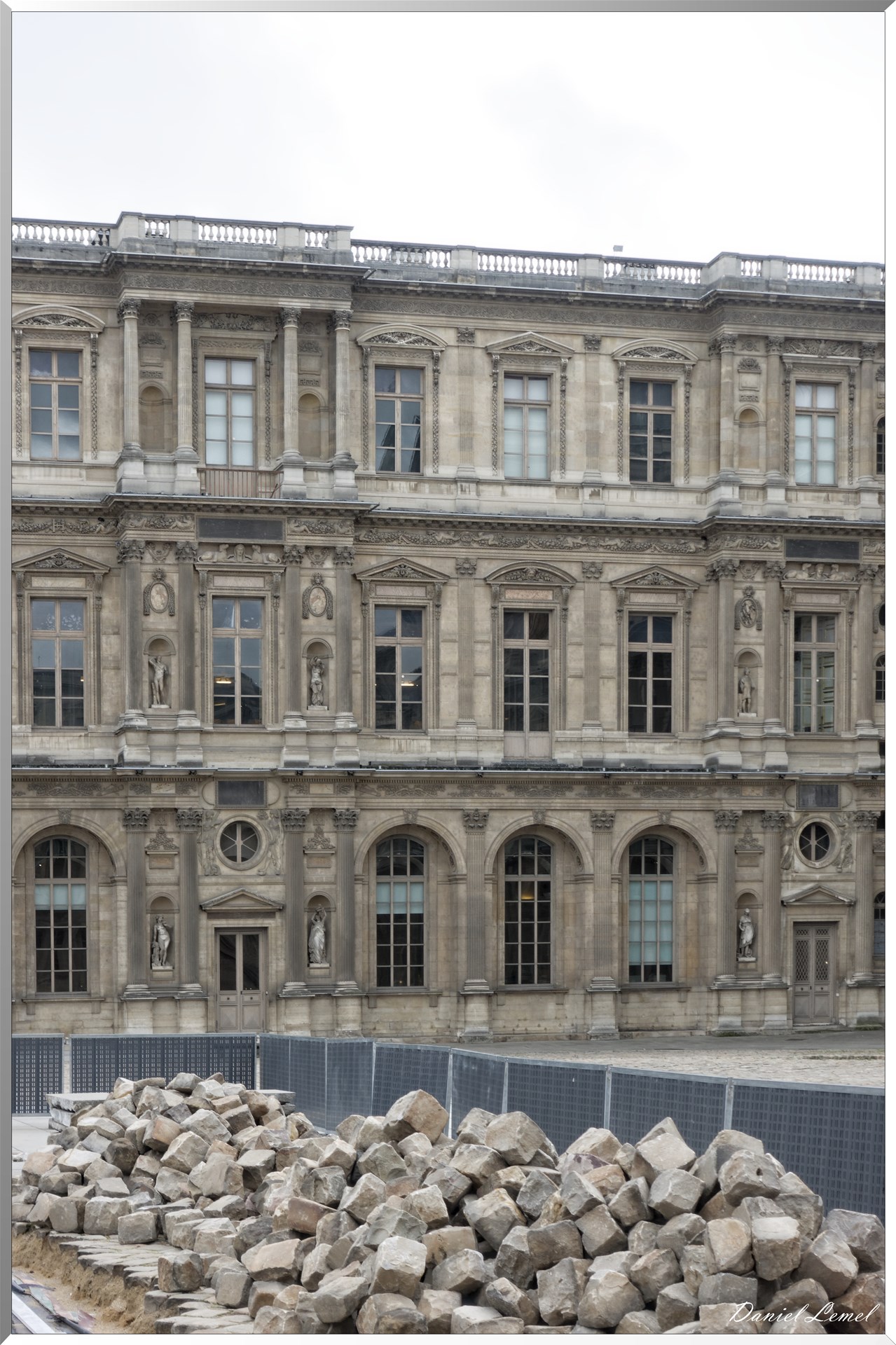 Travaux dans la Tour carrée