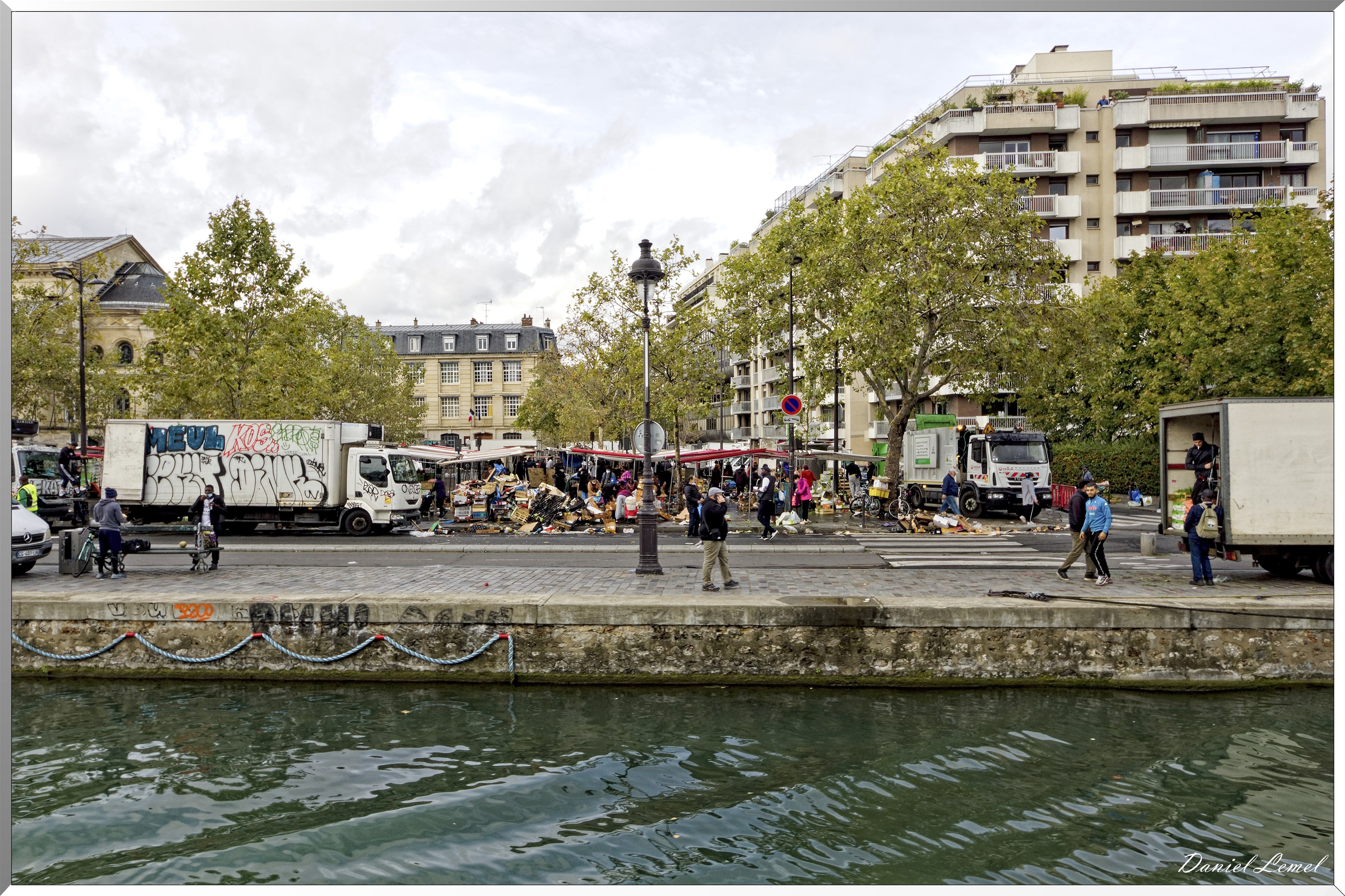 le canal St-Martin et la Seine