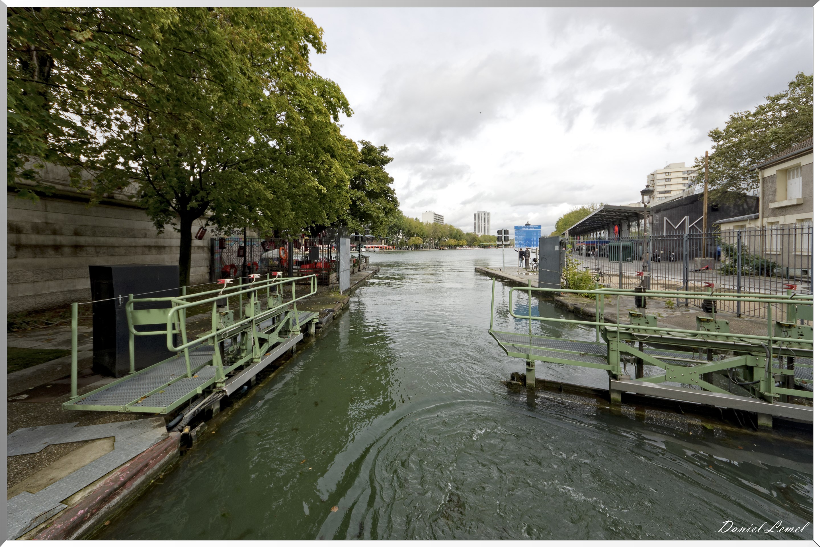 le canal St-Martin et la Seine