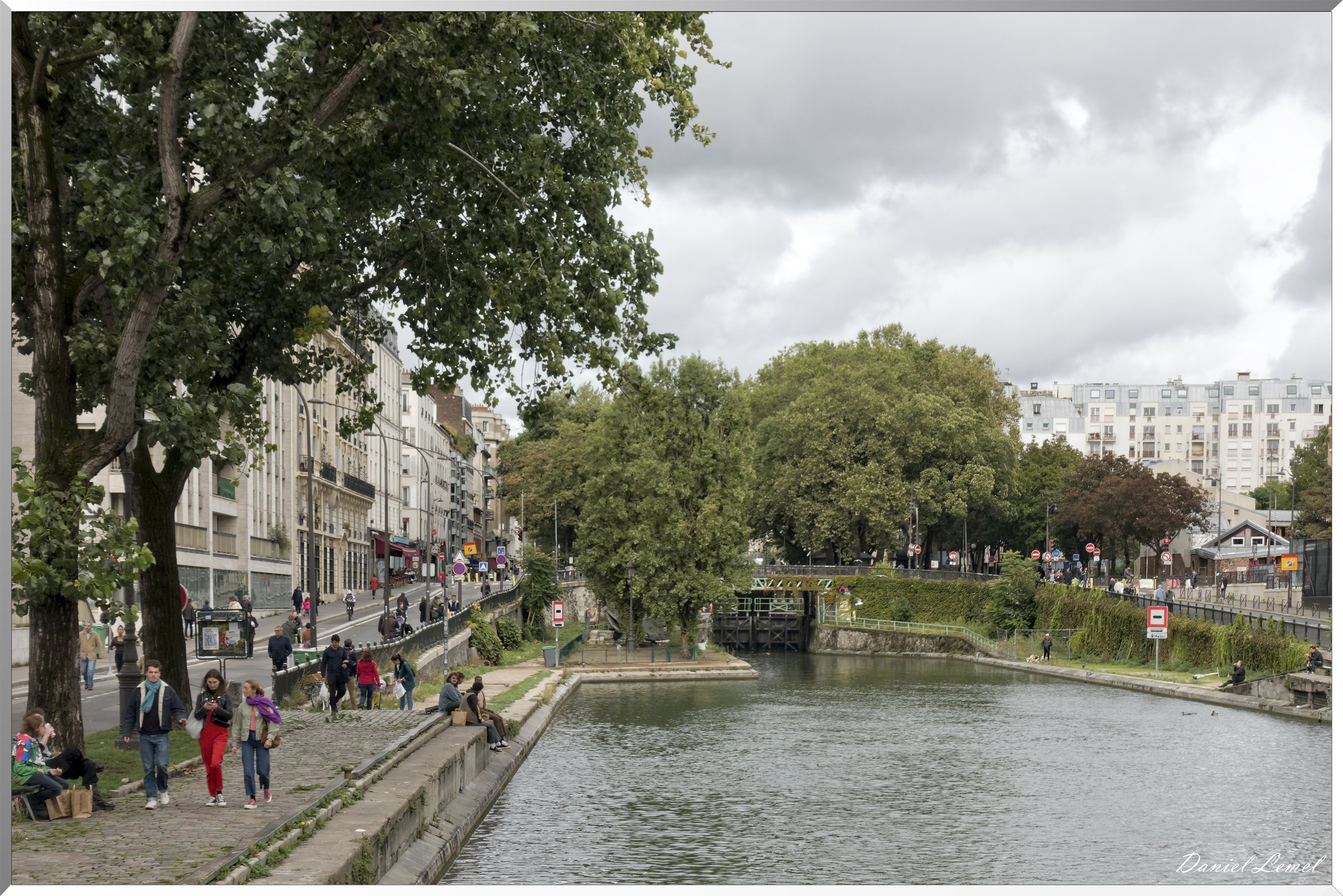 le canal St-Martin et la Seine
